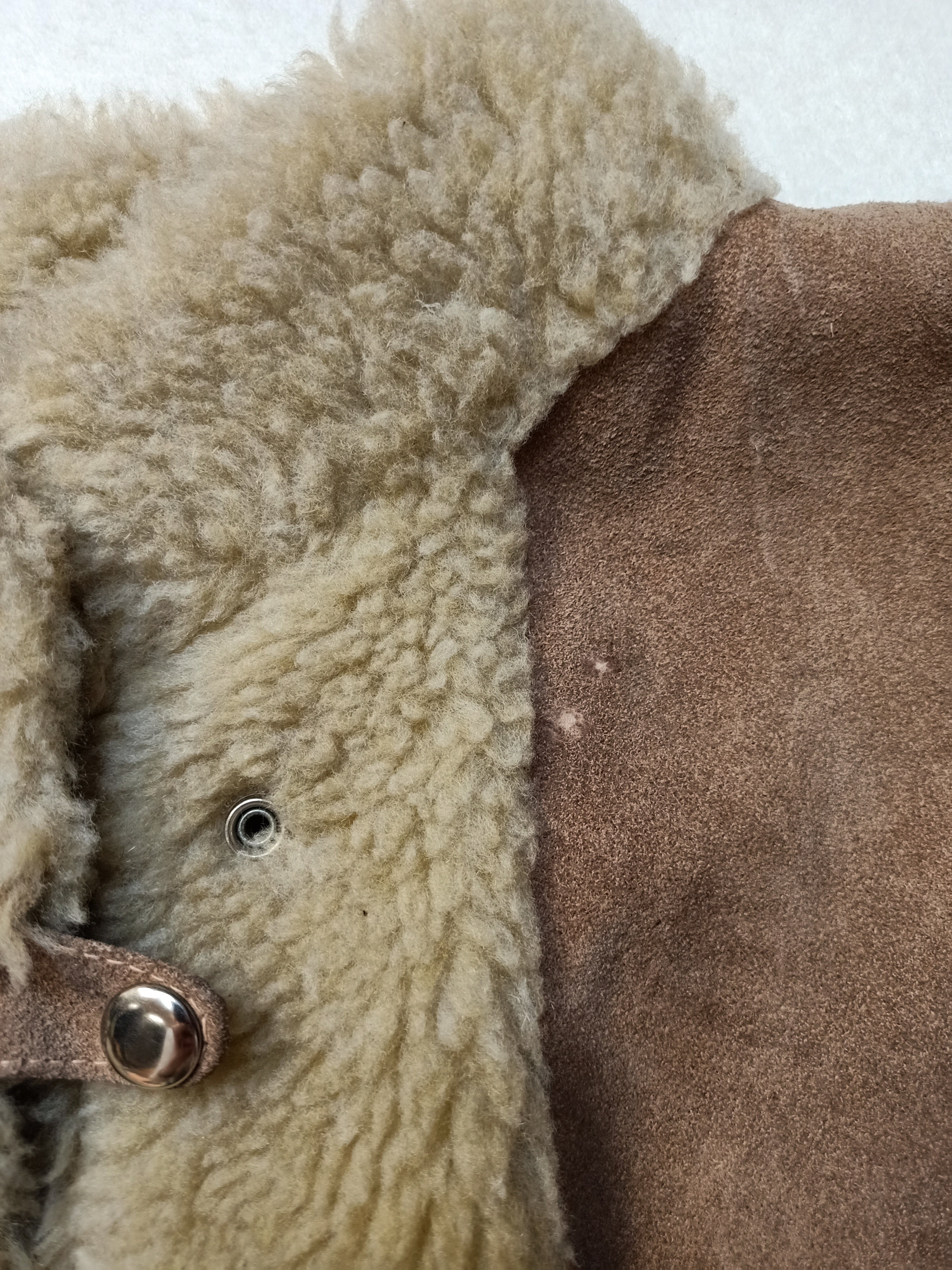Suede & Sherpa Cape