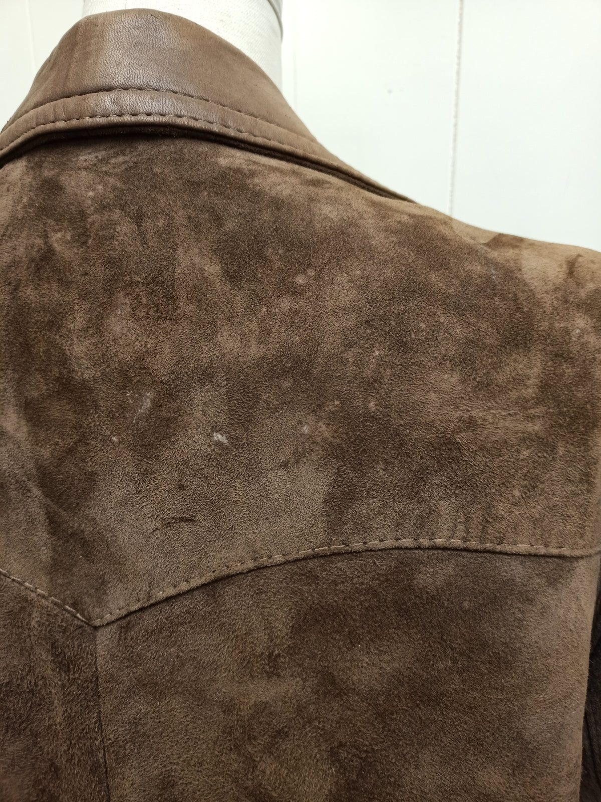 Vintage Mens Ode Lamb Suede Blazer