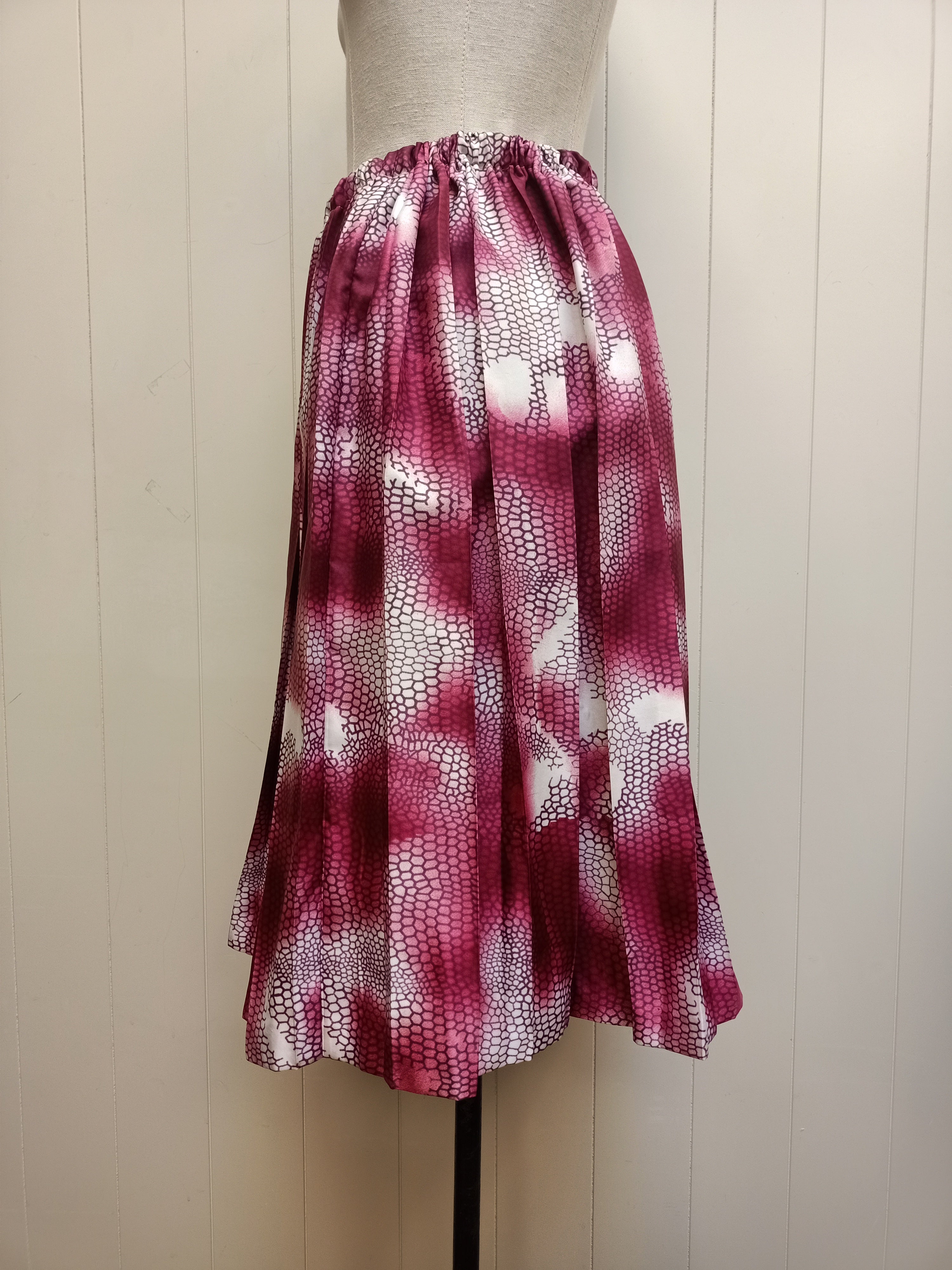 Vintage Snake Print Skirt