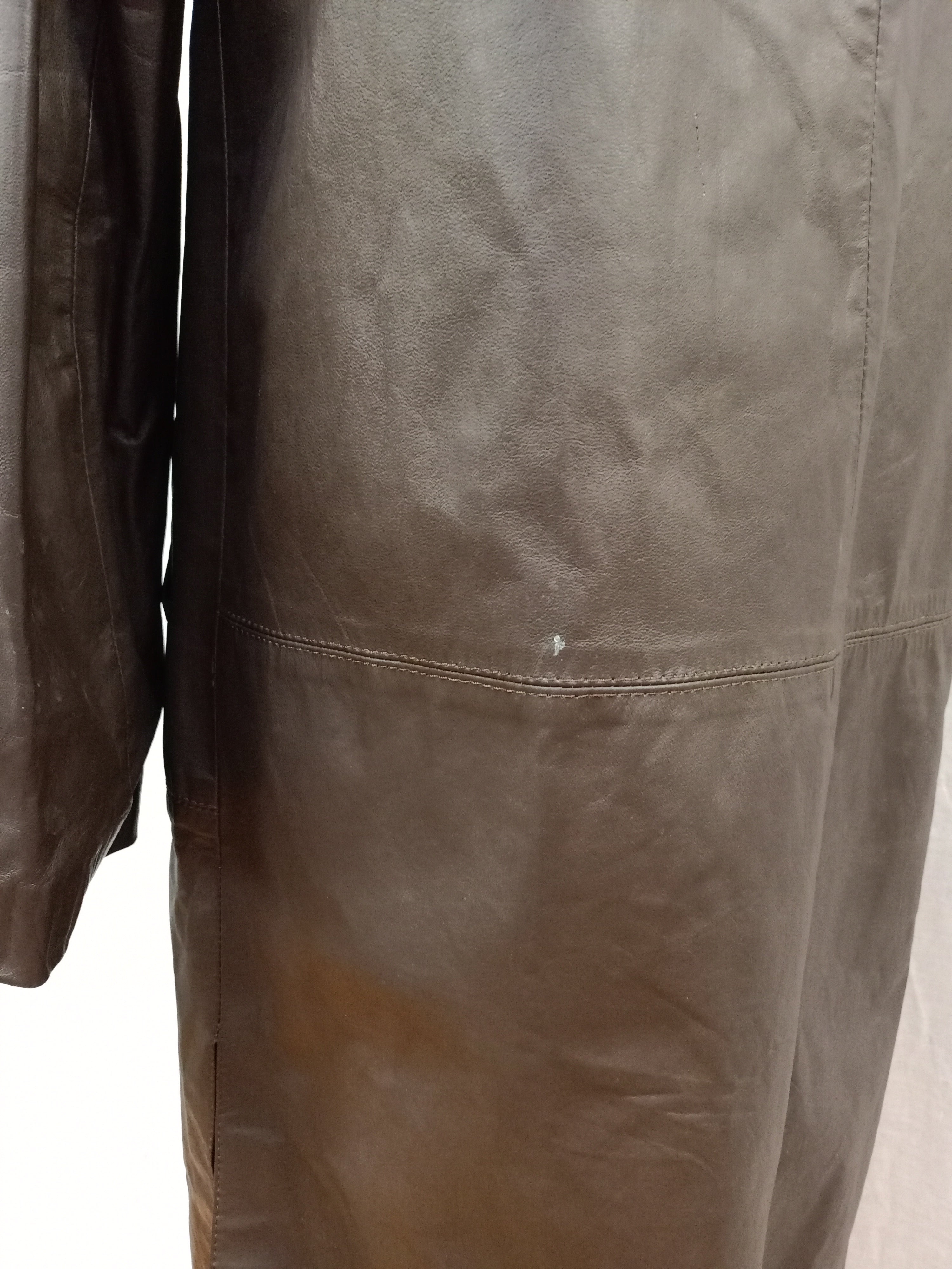 Vintage Selfridges Leather Coat
