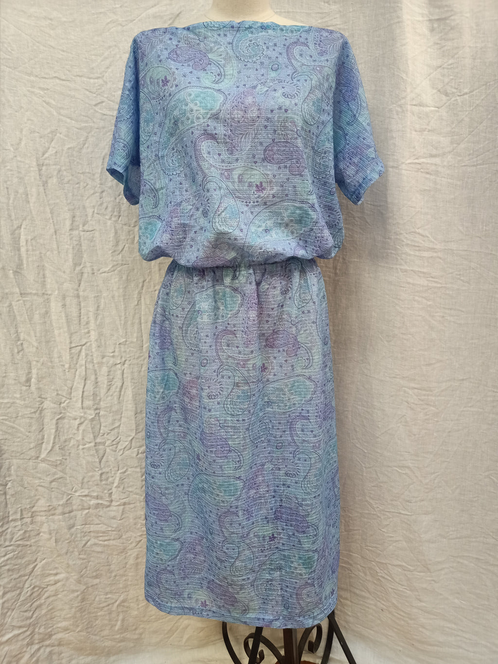 Vintage Paisley Dress