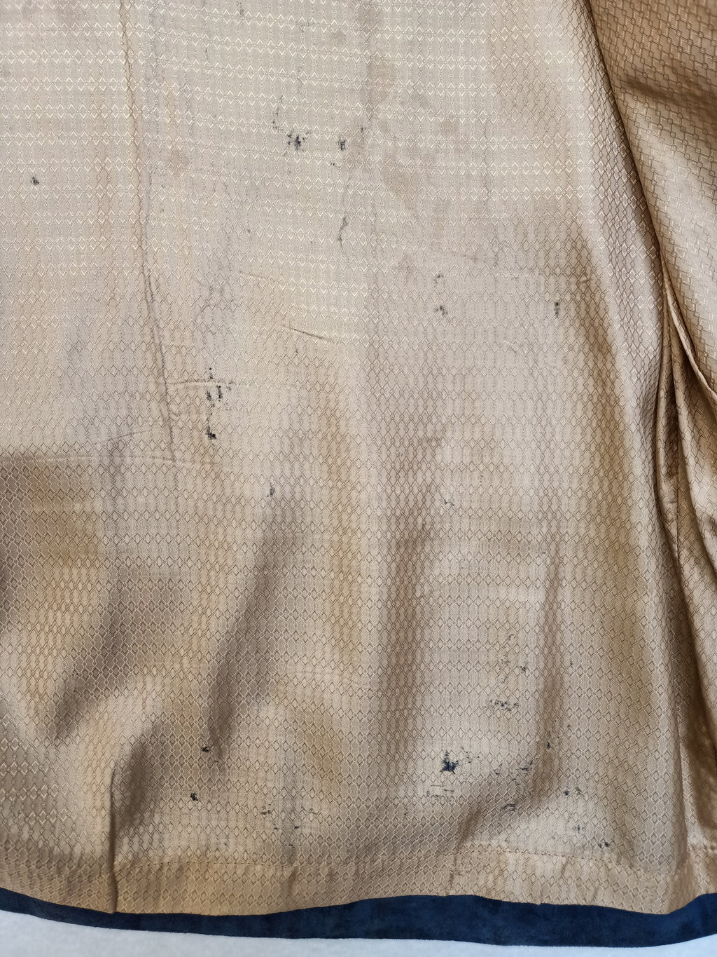 Vintage Navy Suede Jacket