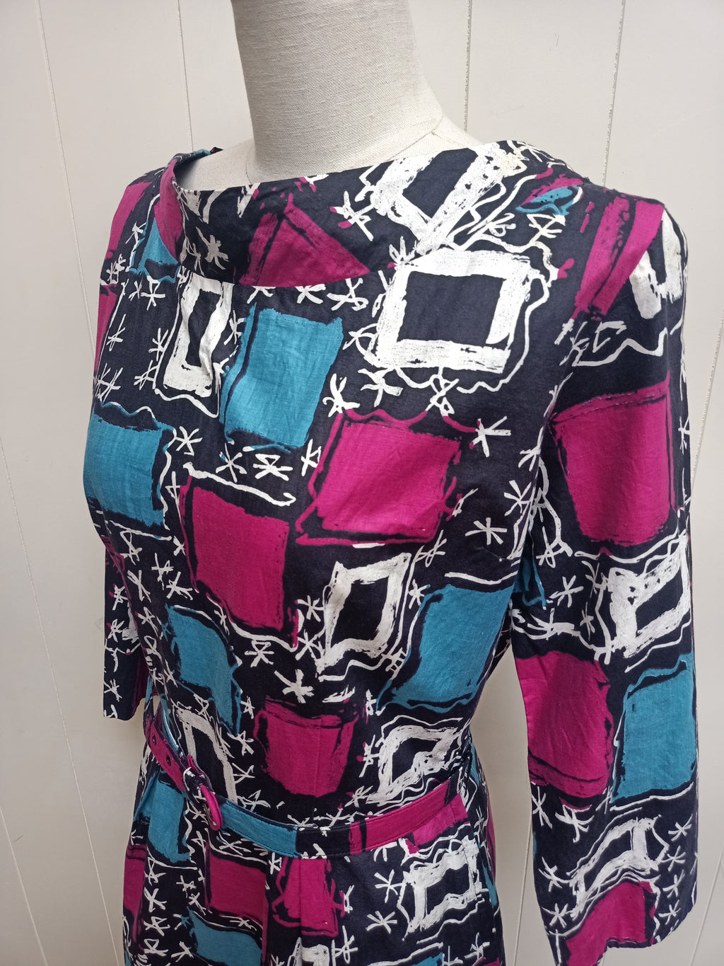 Vintage The Linzi Line Square Dress