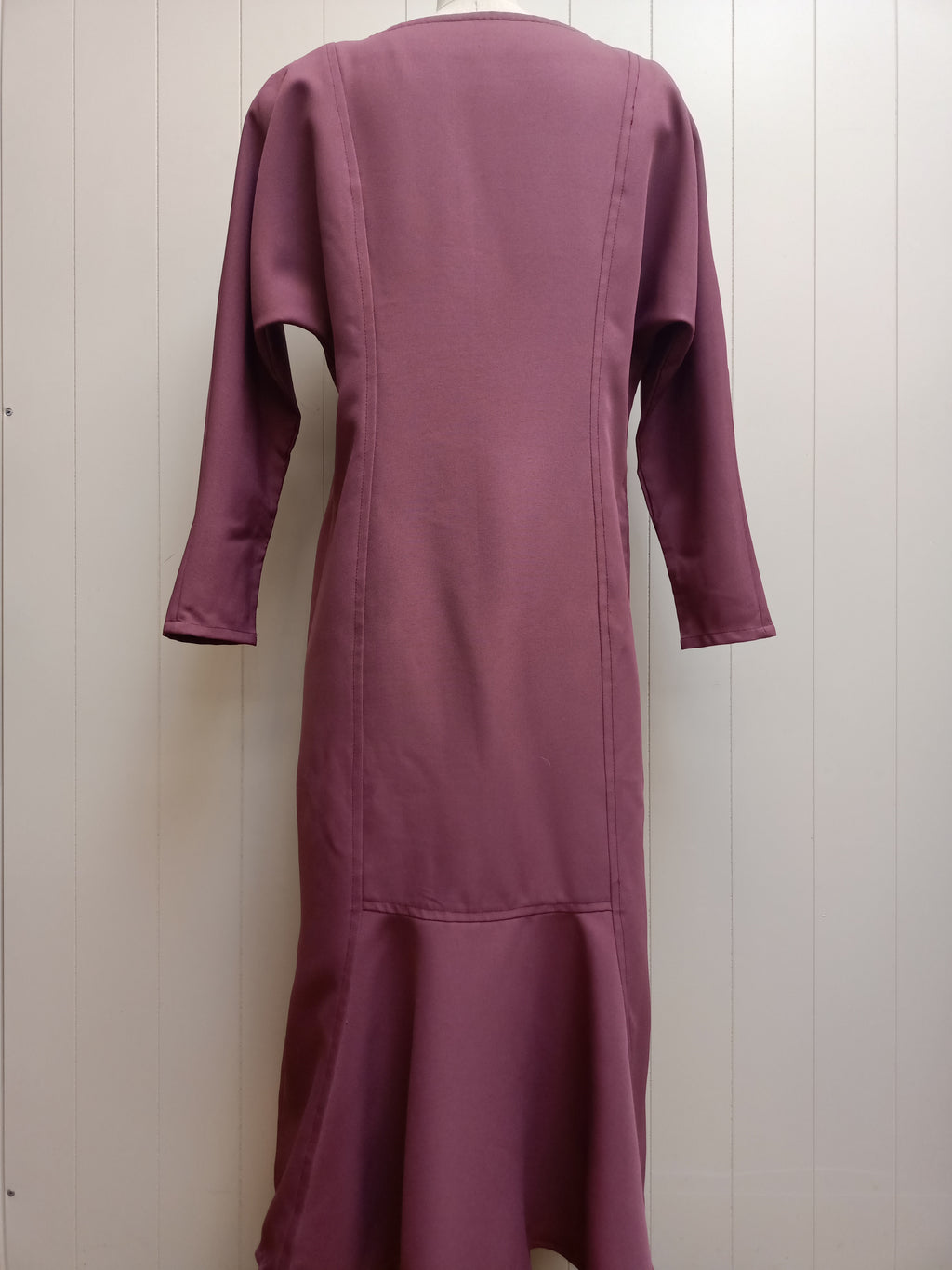Vintage Aubergine Shift Dress