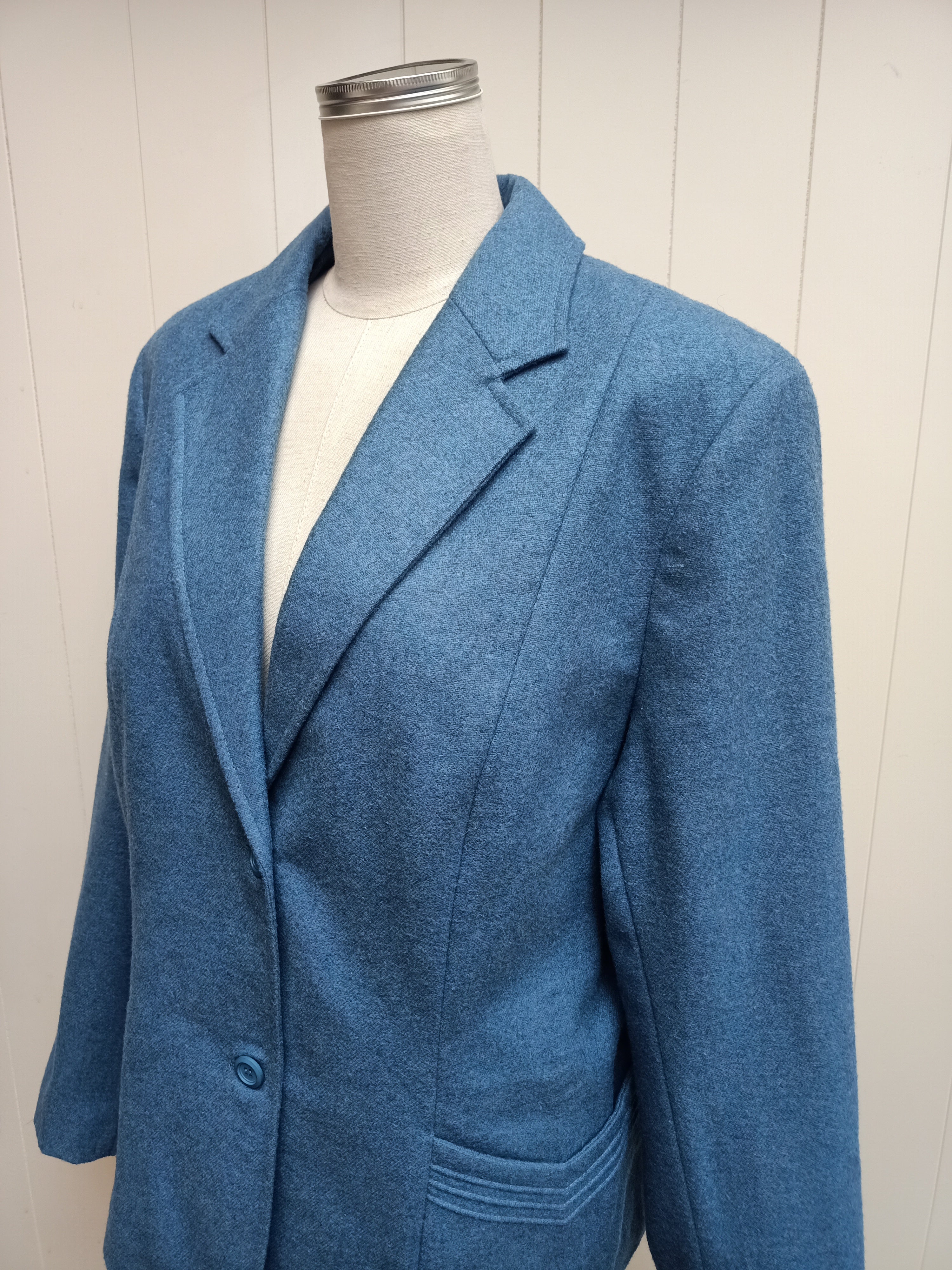 Vintage Missy Blue Blazer