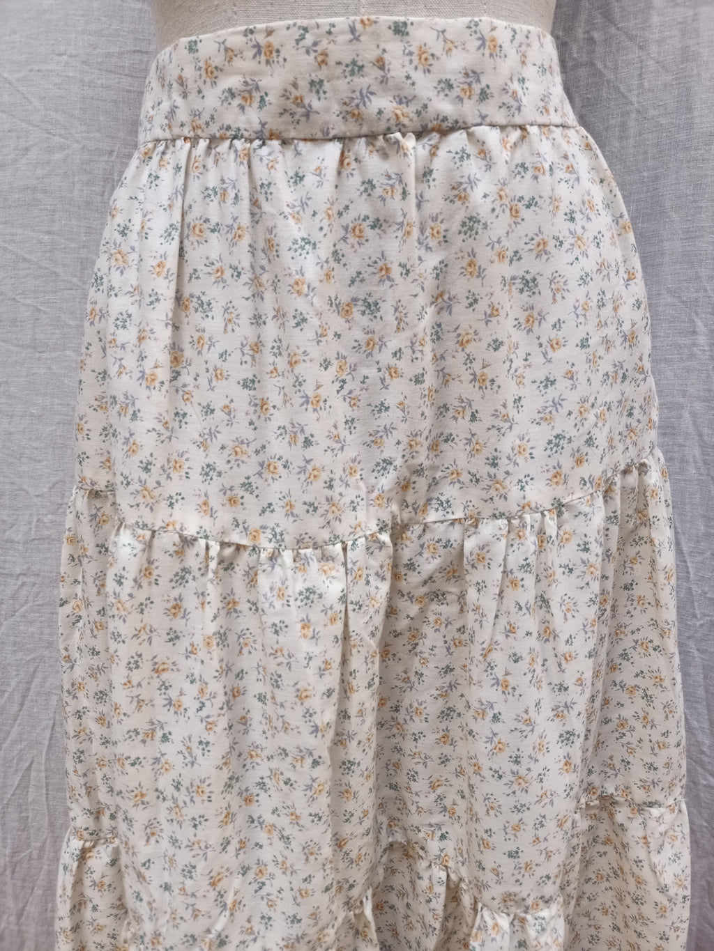 Vintage Homemade Tiered Skirt