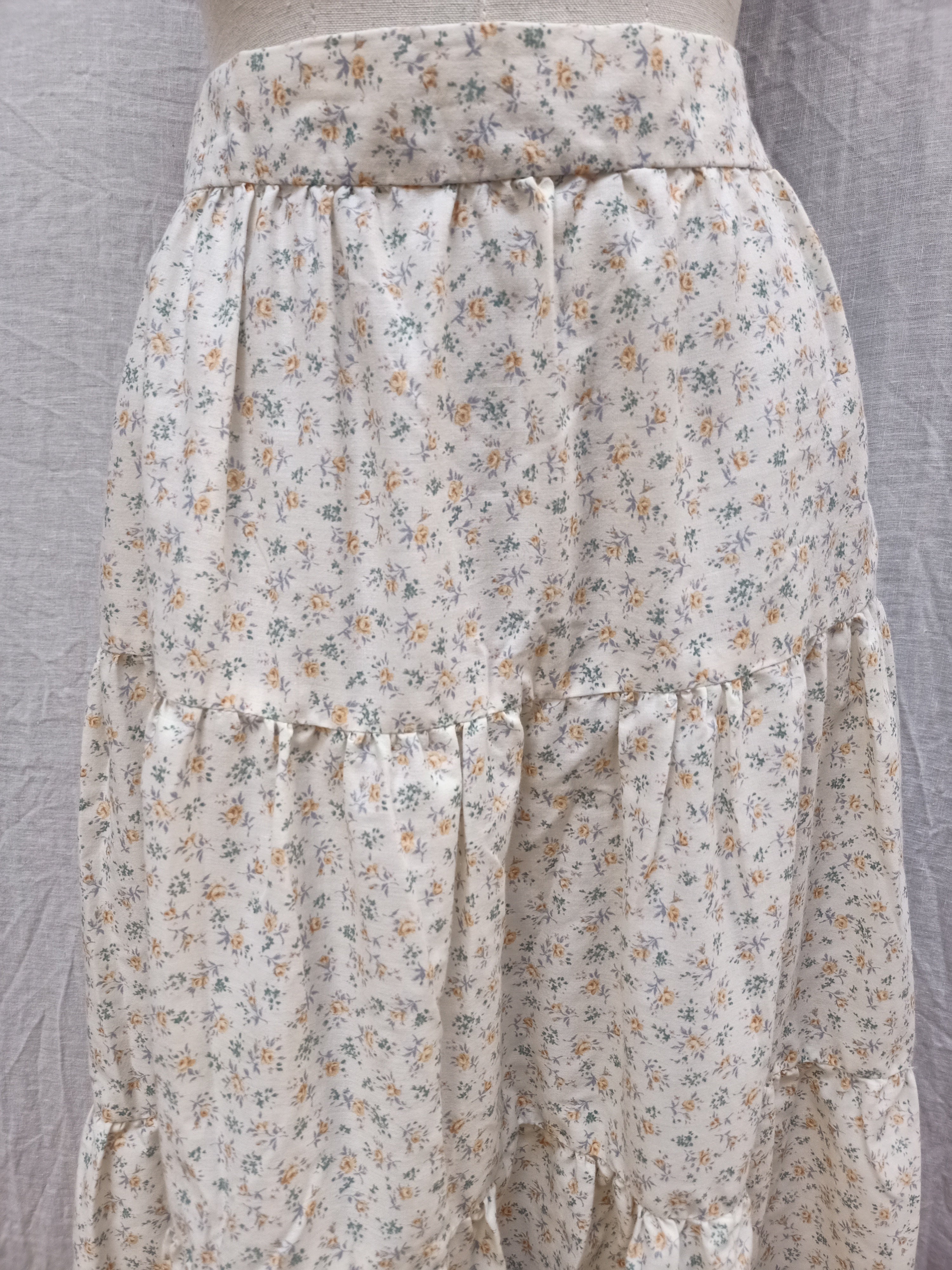 Vintage Homemade Tiered Skirt