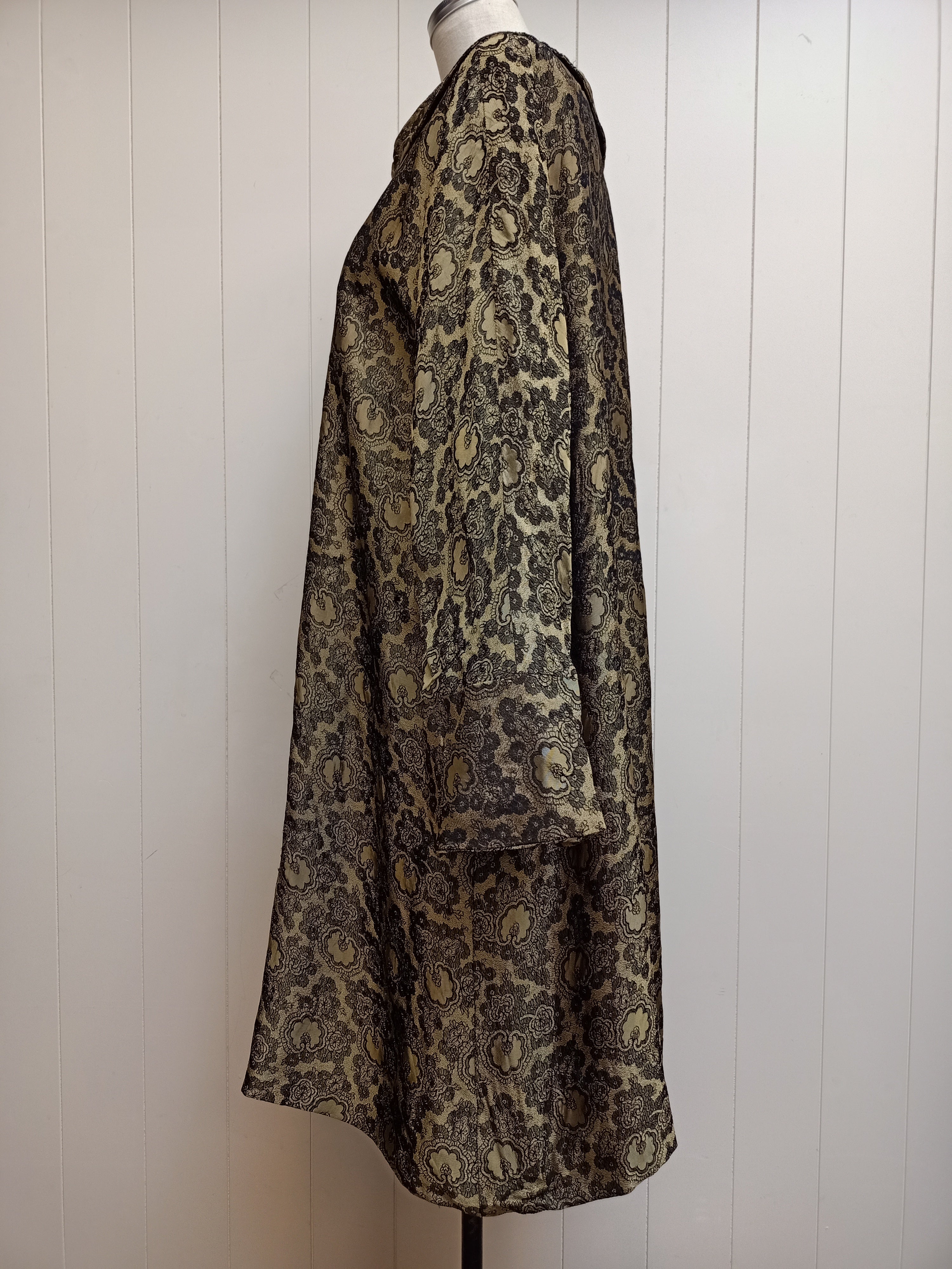 Vintage Gold Brocade Coat