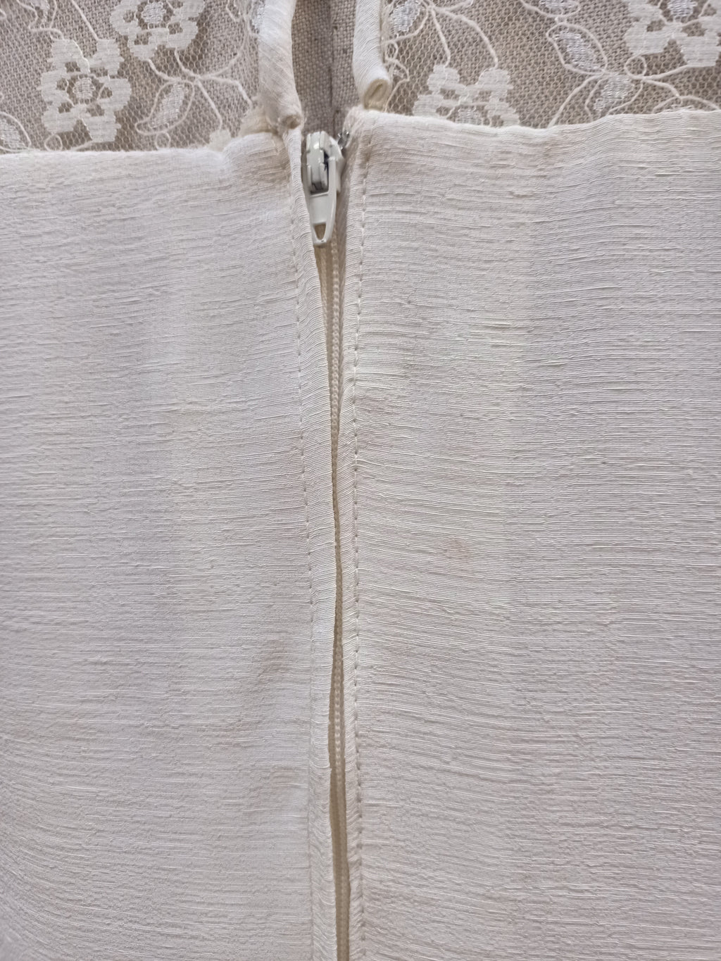 Vintage Lace Cream Dress