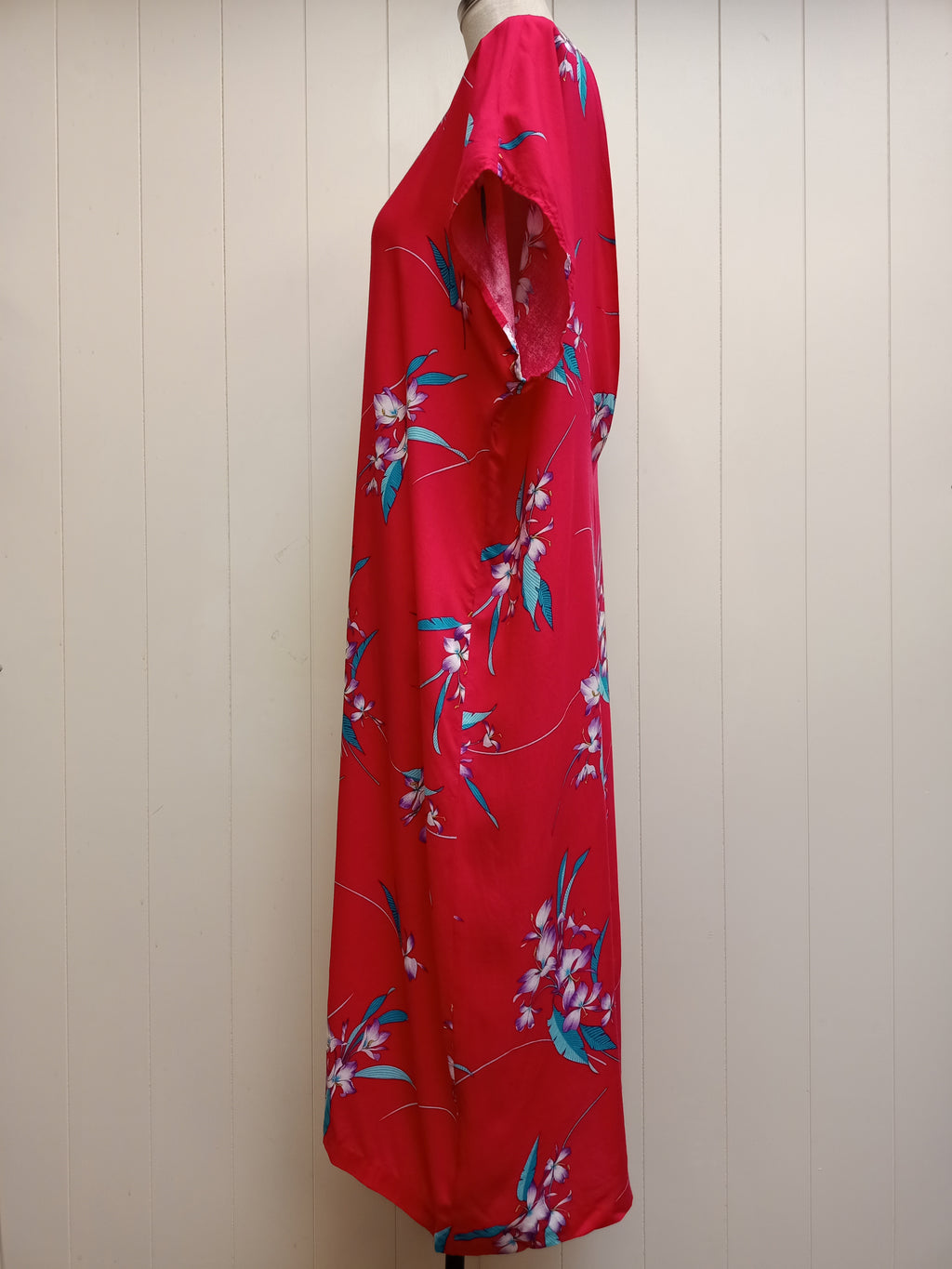 Vintage Low Back Floral Dress