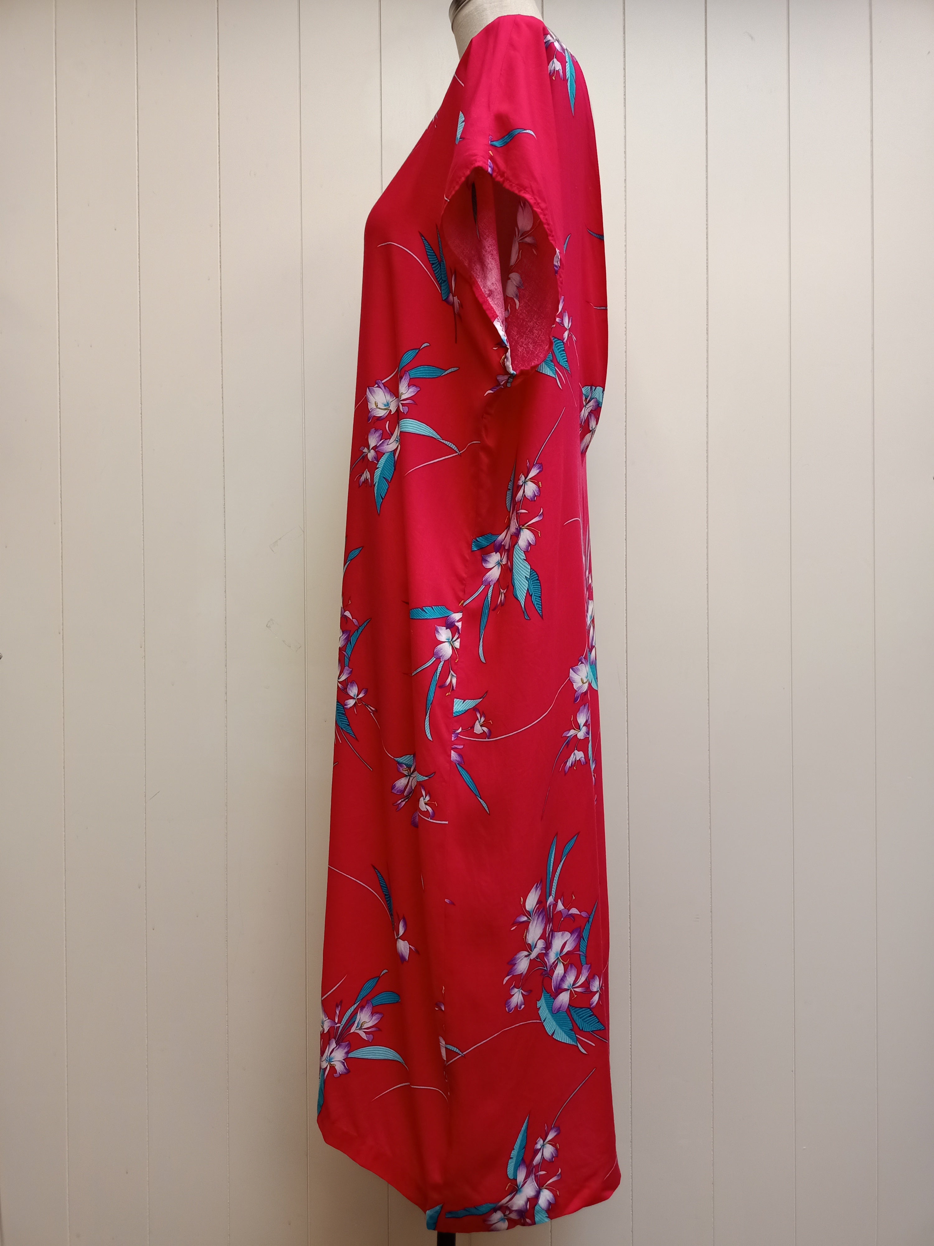Vintage Low Back Floral Dress