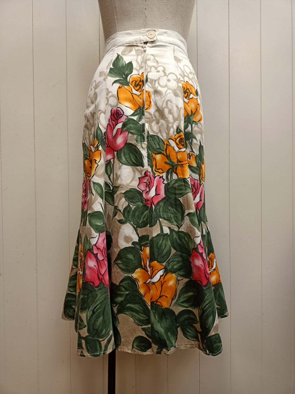 Vintage Rose Border Skirt