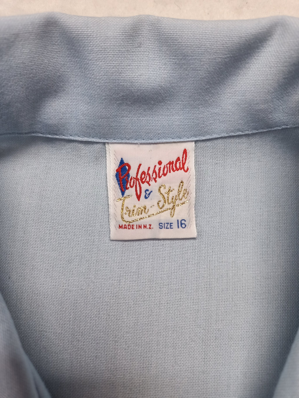 Vintage Professional & Trim Style Blue Dress