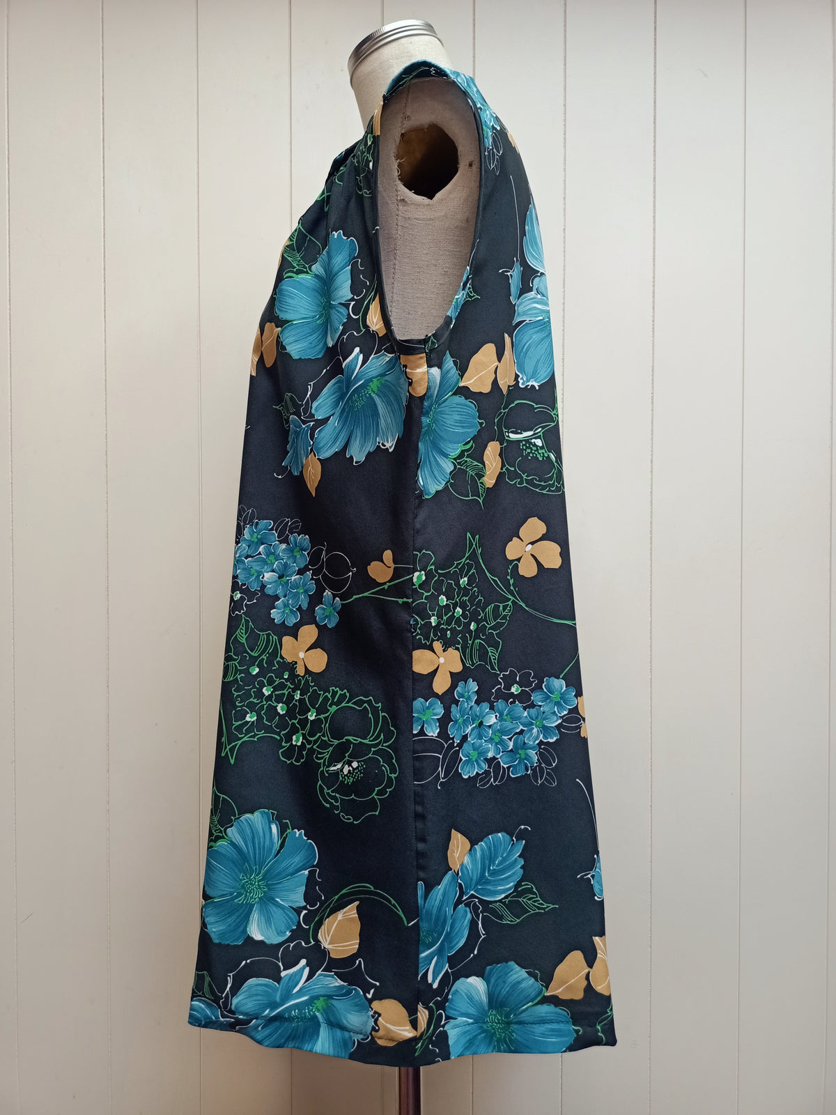 Vintage Lady Lichfield Green Floral Shirt