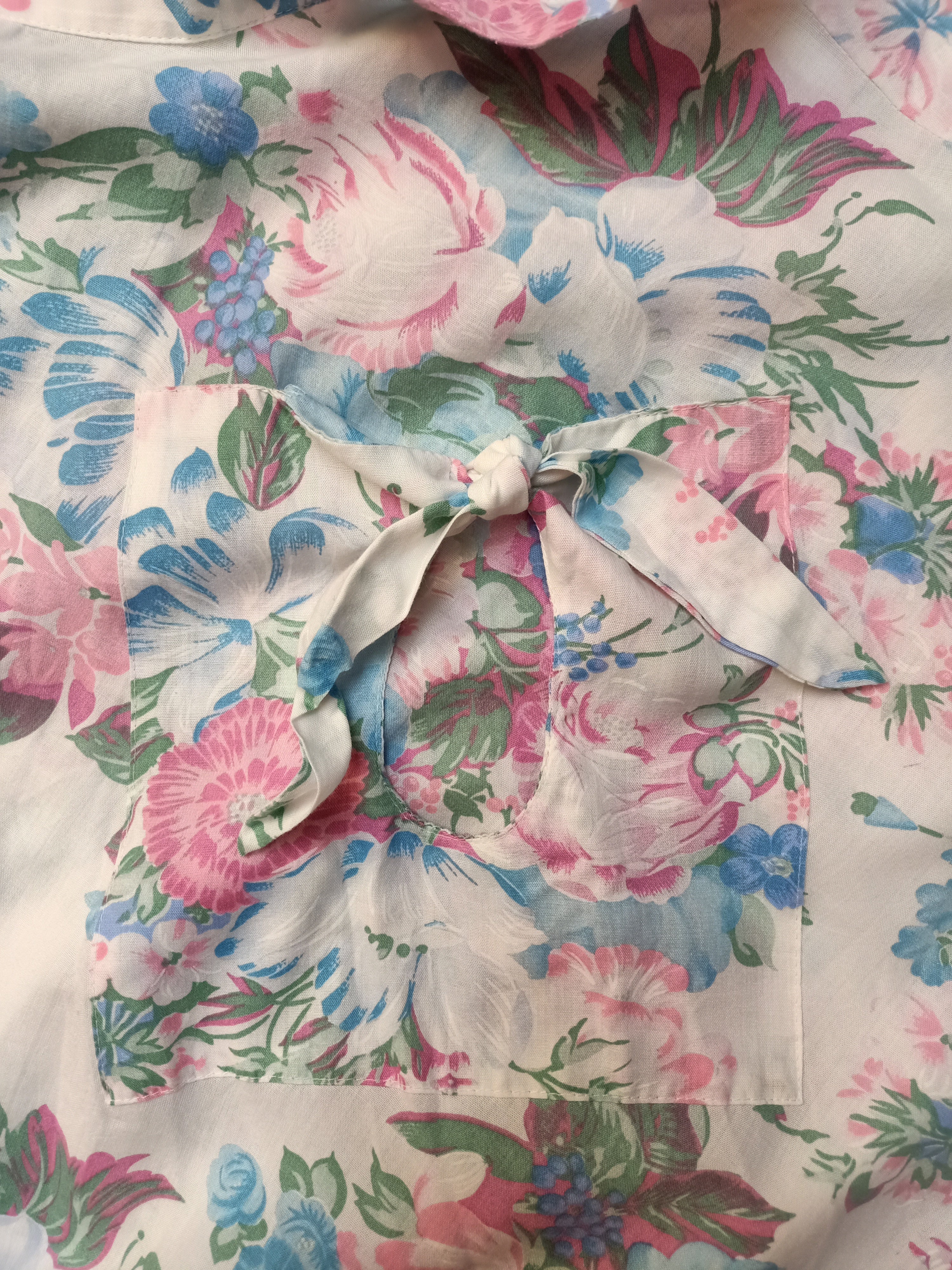 Retro Floral Button Up Skirt