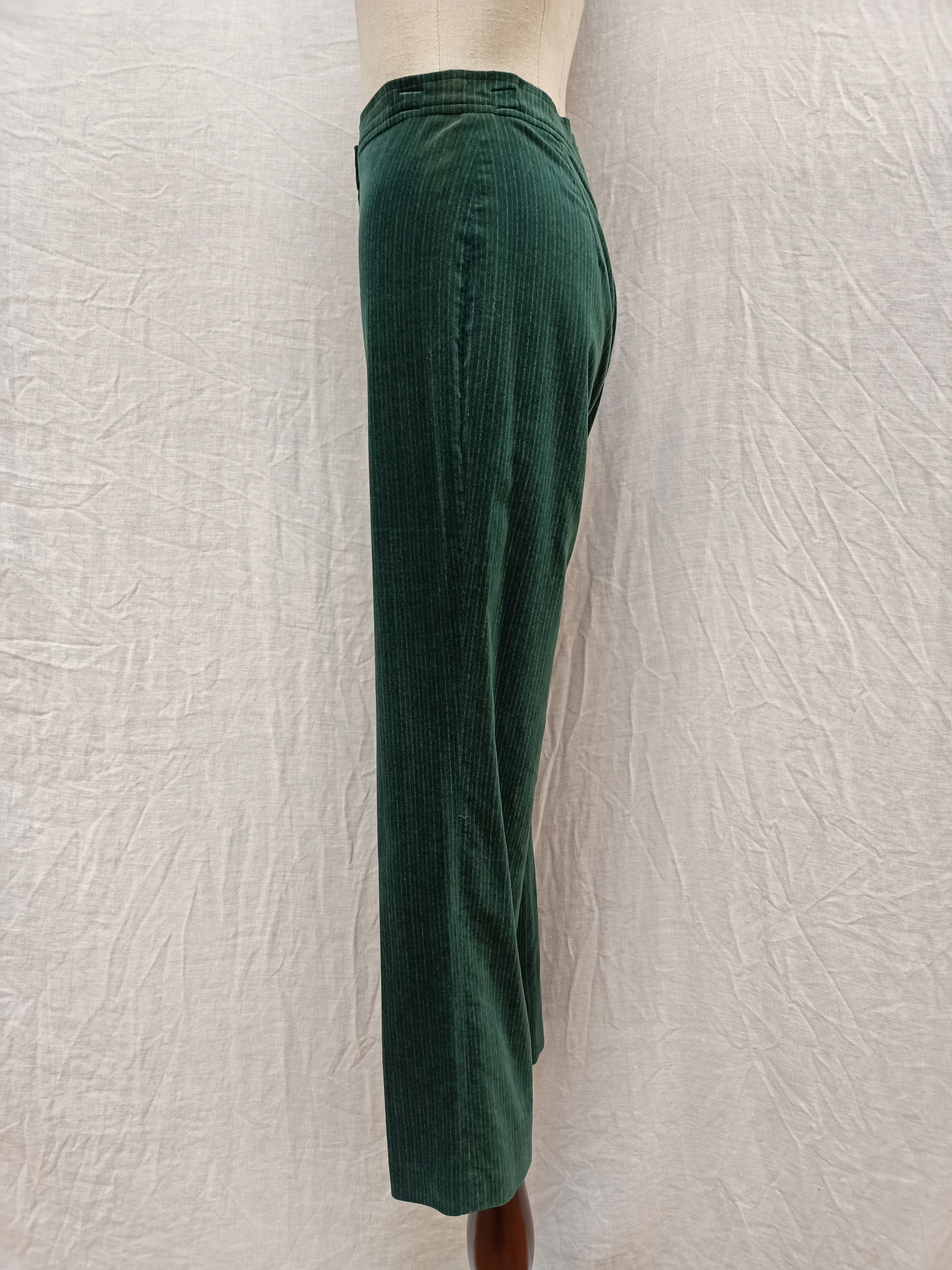 Vintage Striped Velvet Pants