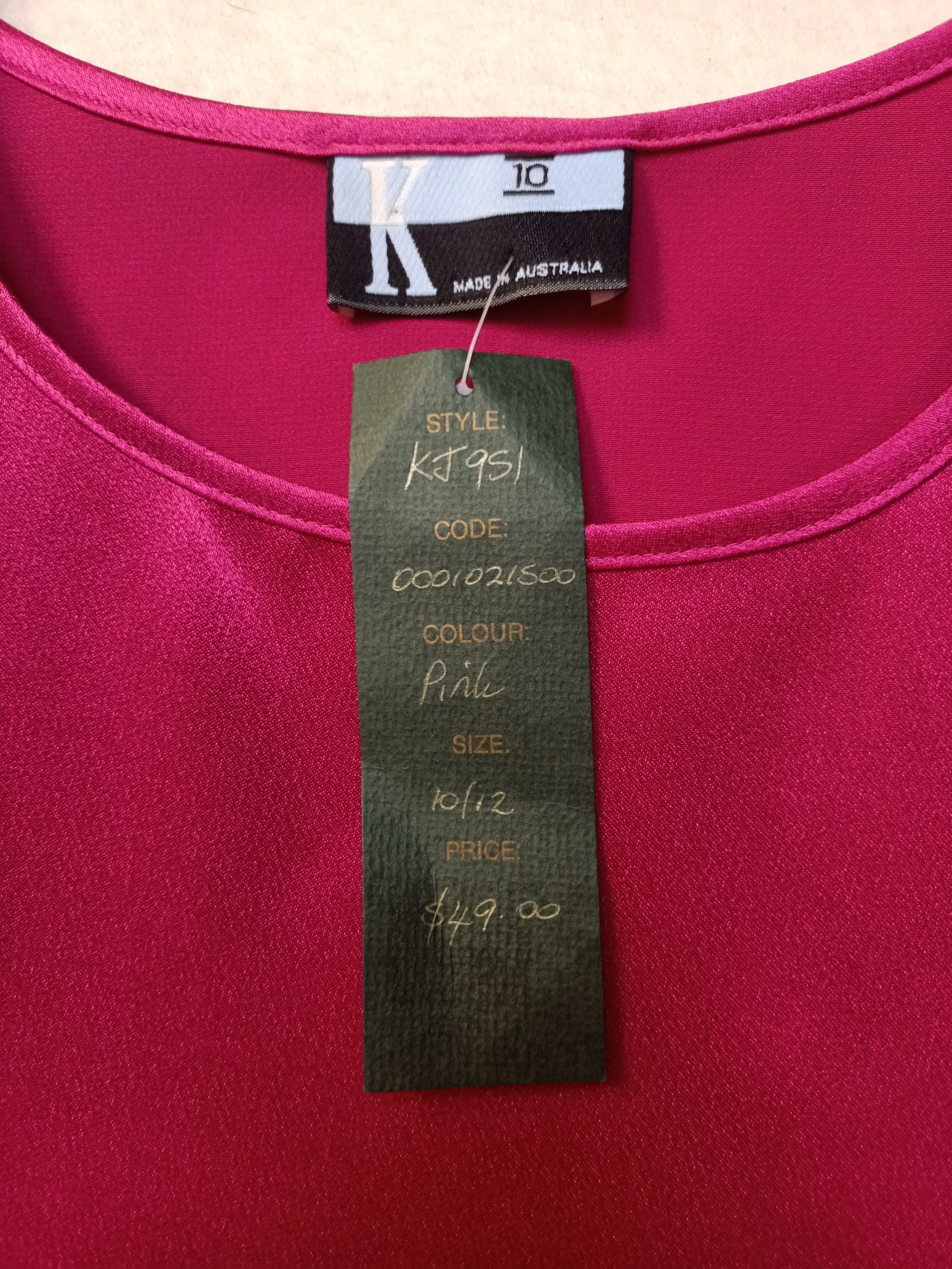 Hot Pink Tunic Shirt