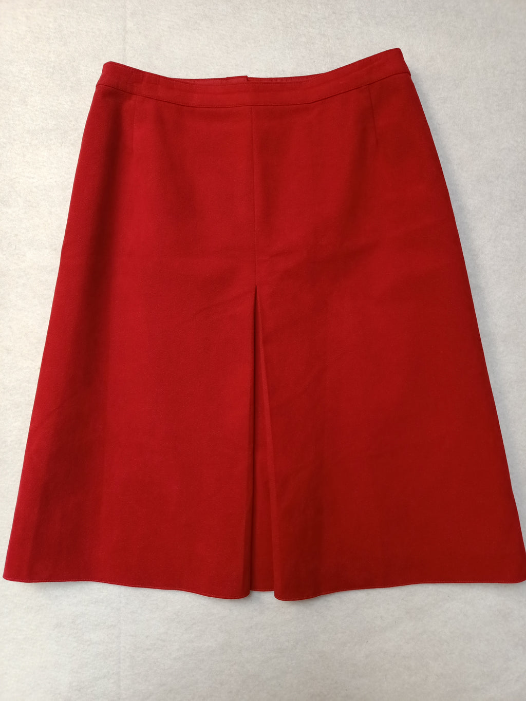 Faux Suede Midi Skirt