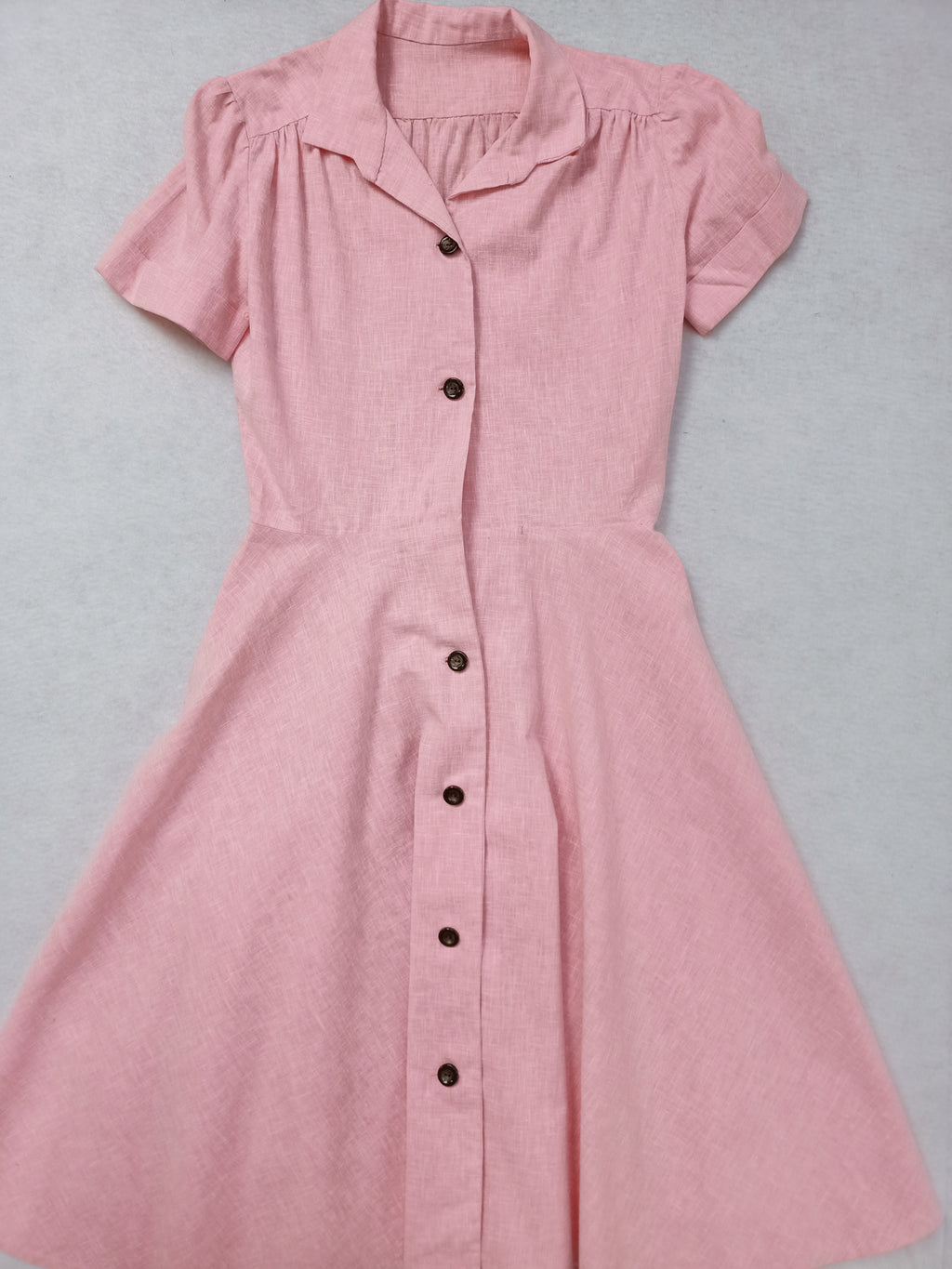 Vintage Pink Crosshatch Dress