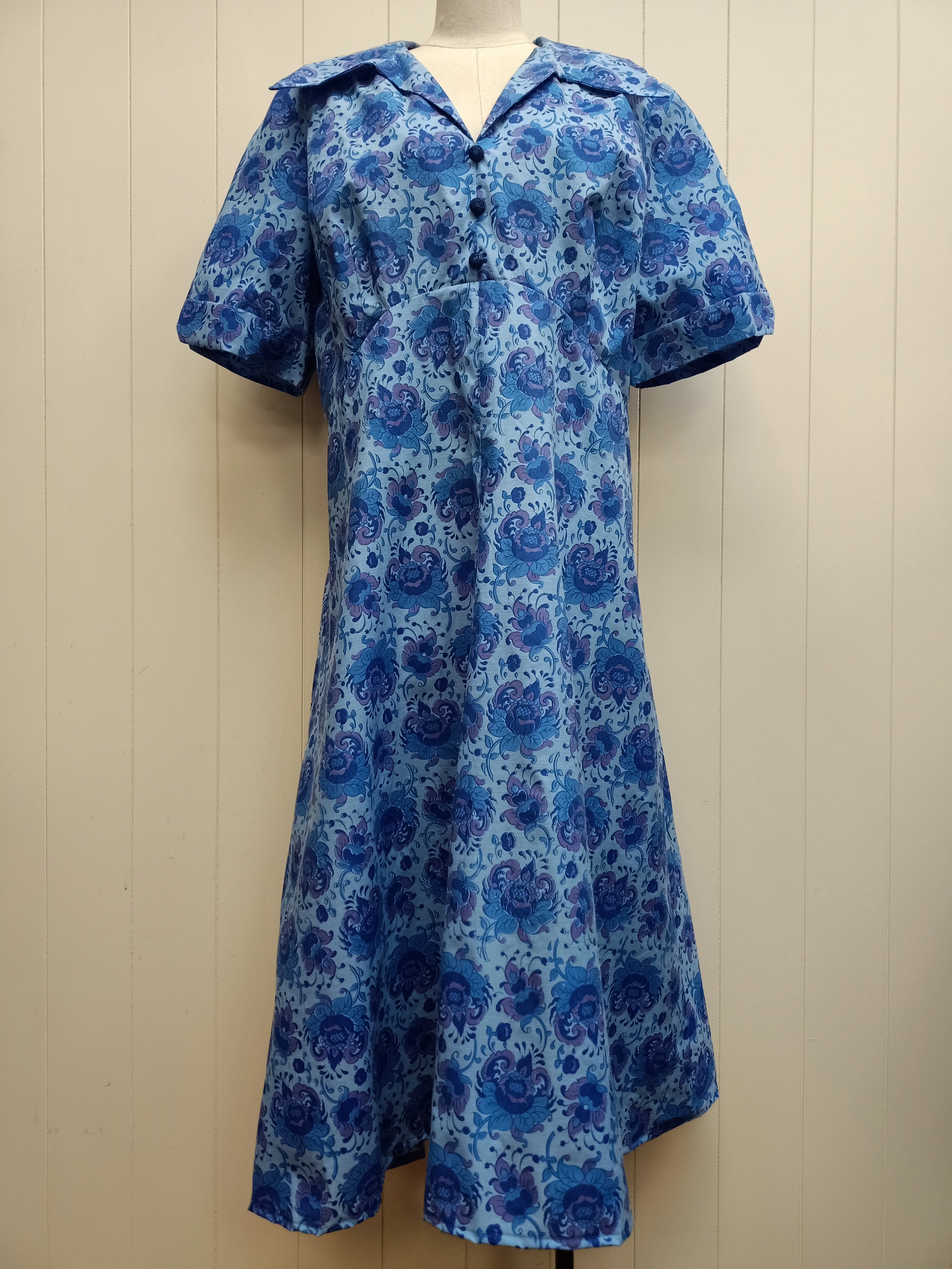 Vintage Paisley Floral Dress