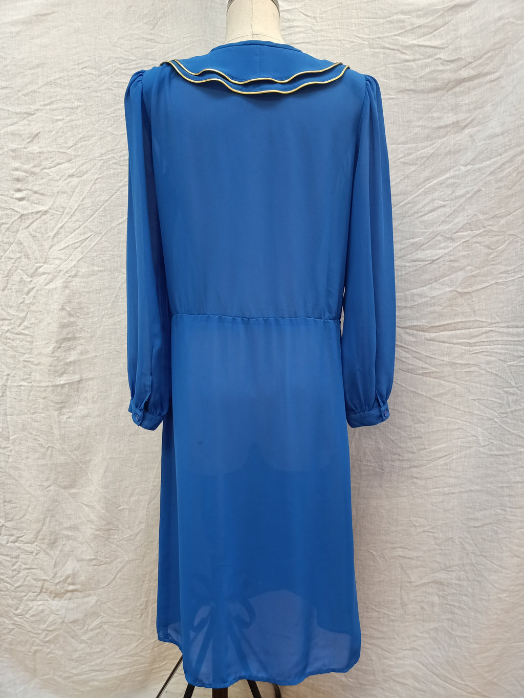 Vintage Sheer Blue Dress