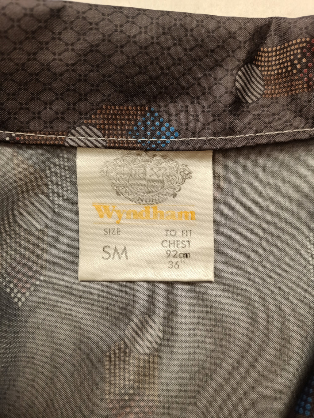 Vintage Wyndham Geometric Shirt