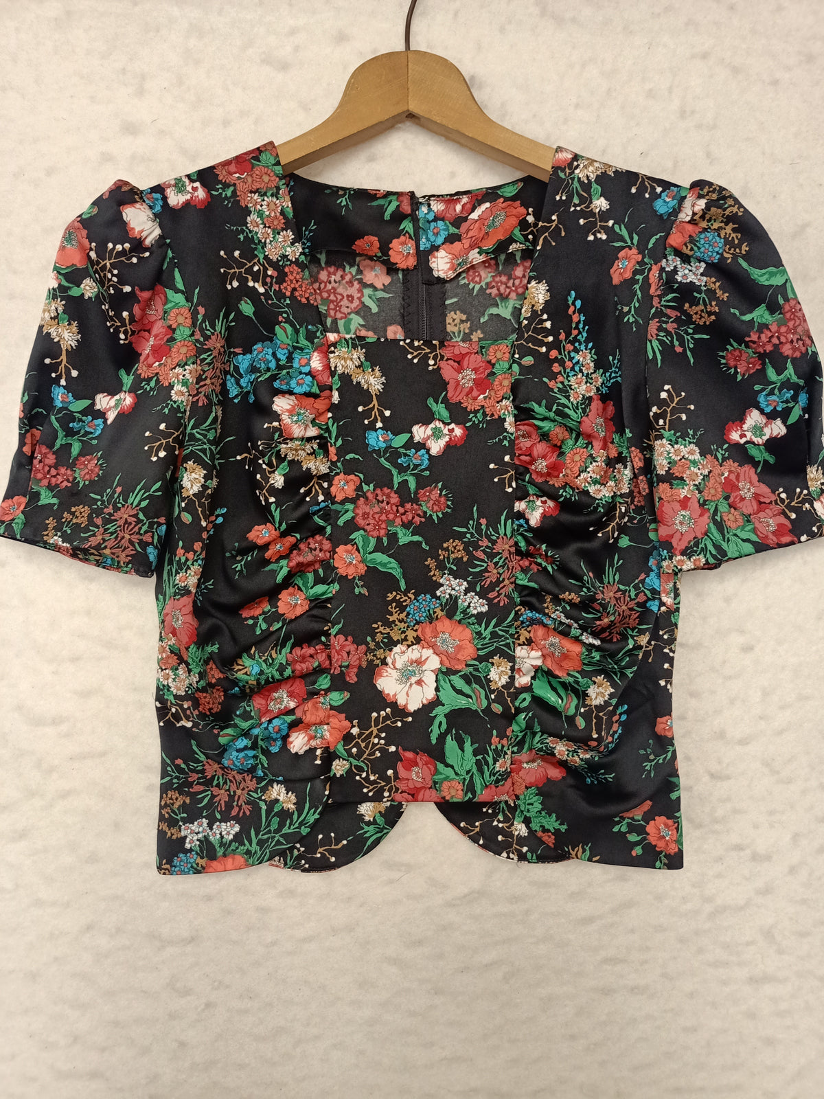 Vintage Floral Satin Co-Ord Set