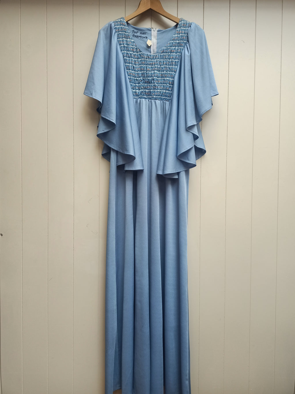 Vintage Flutter Sleeves Dress