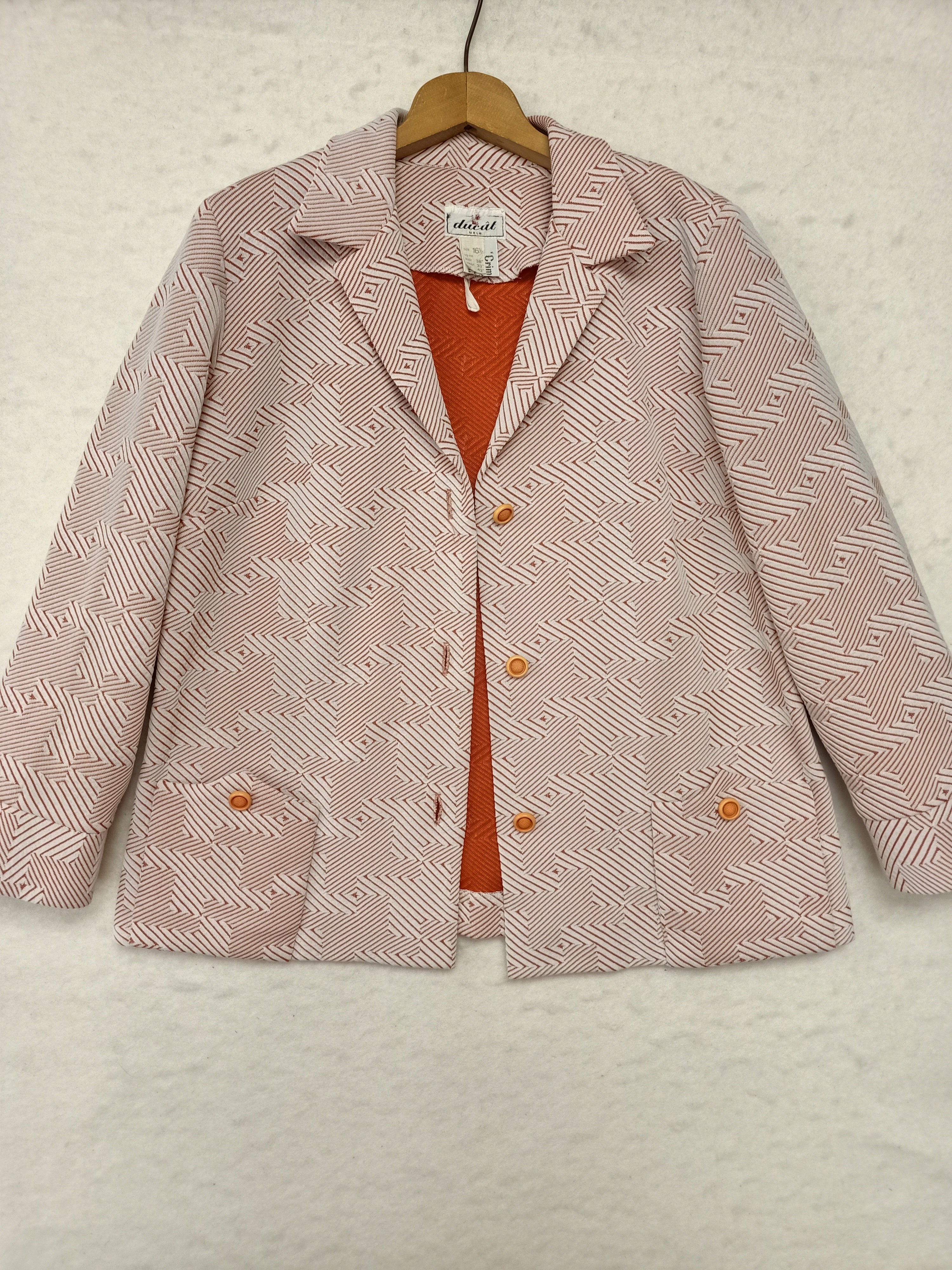 Vintage Ducât Houndstooth Jacket