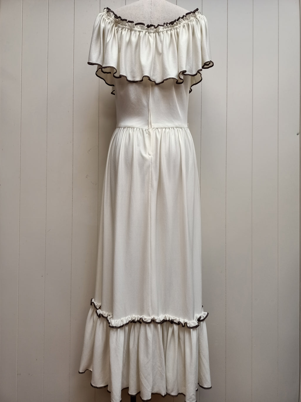 Vintage Derek Clothes Off Shoulder Dress