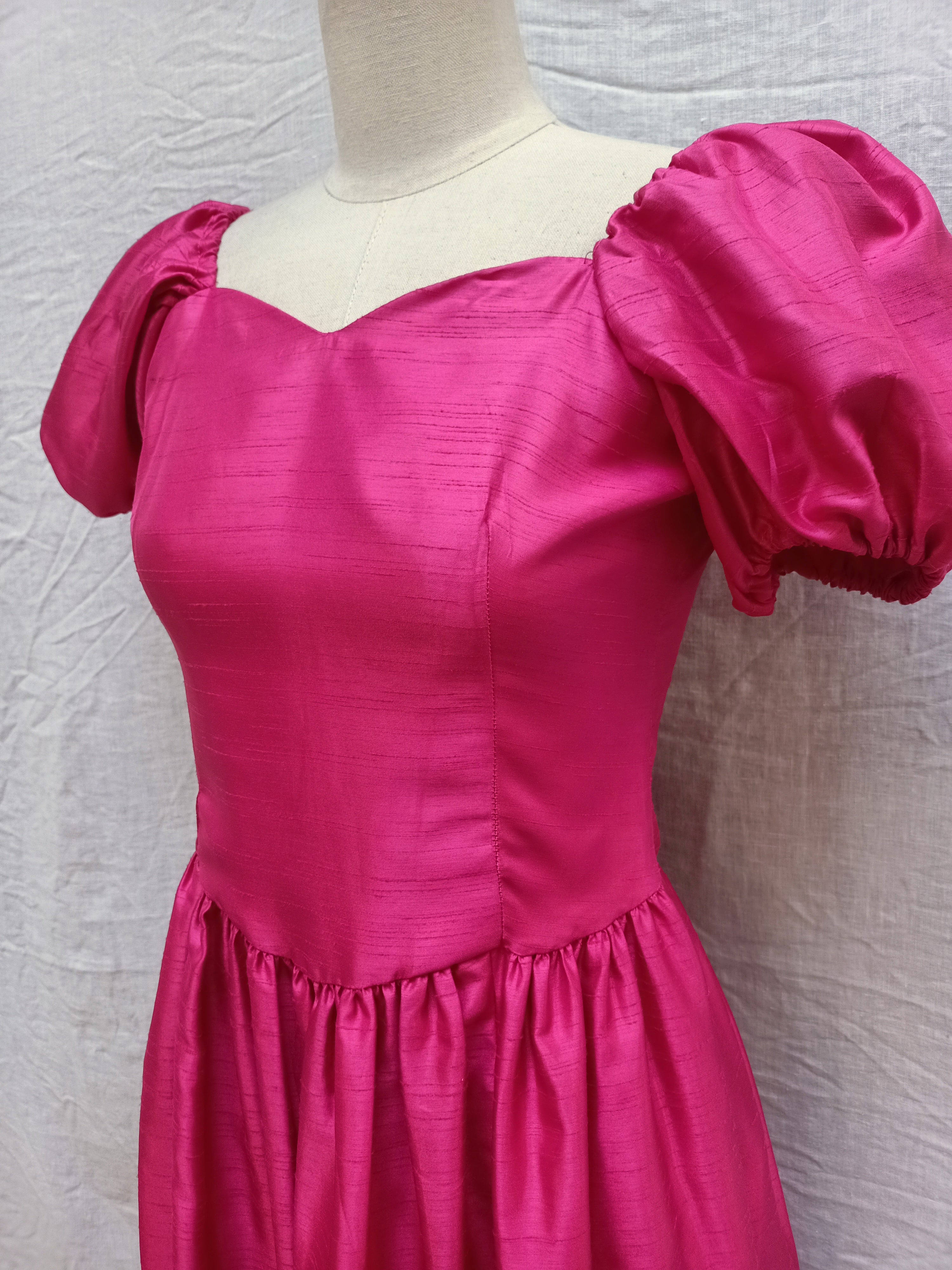 Vintage Pink Puff Dress