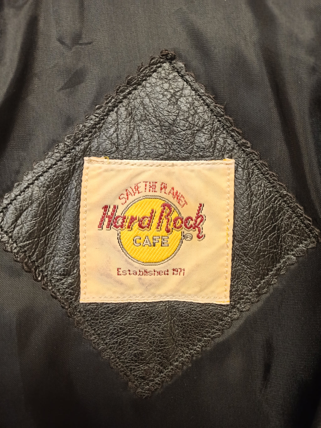Hard Rock Cafe Leather Jacket