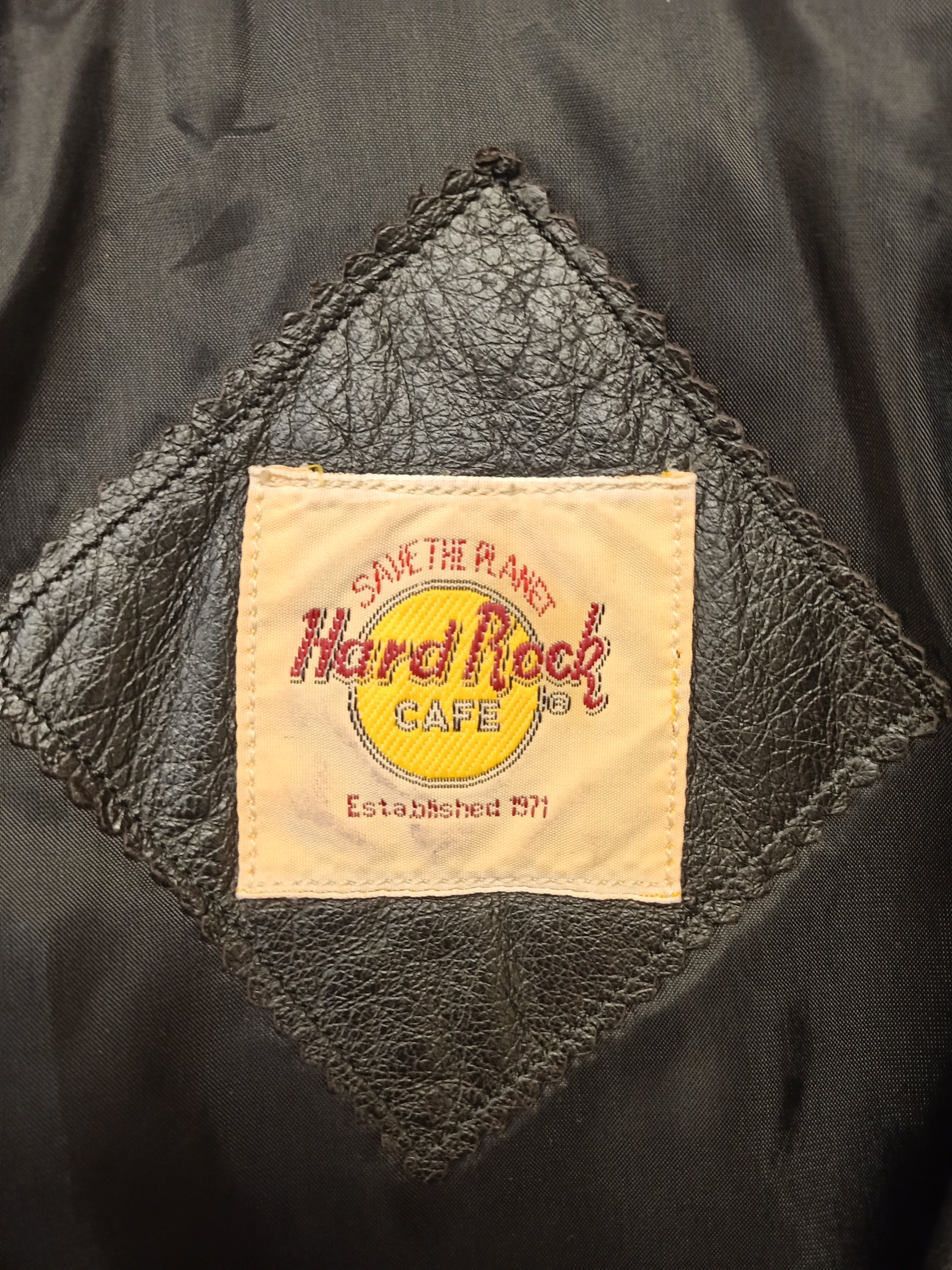Hard Rock Cafe Leather Jacket