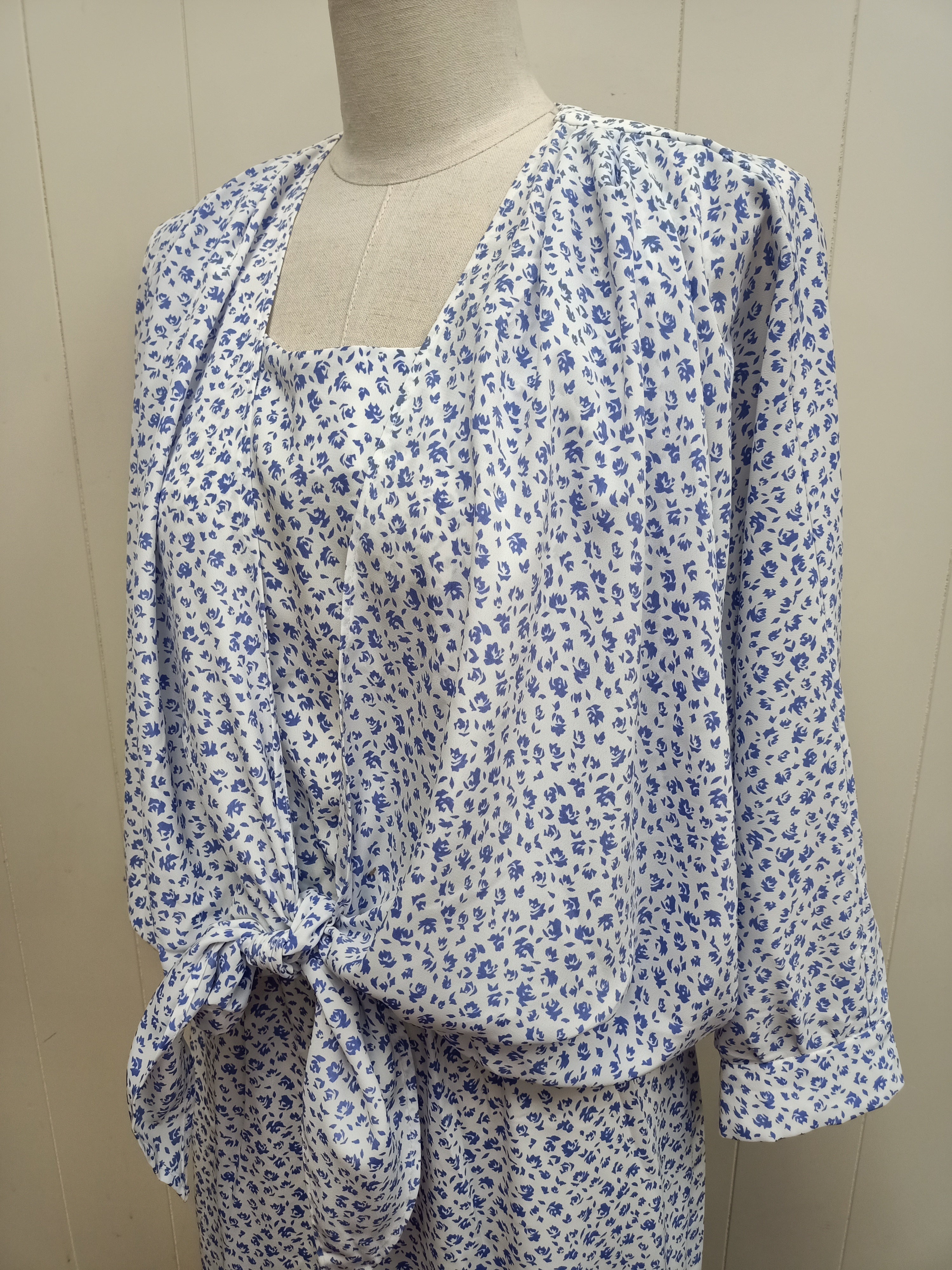 Vintage Anthony Richards Tie Front Dress