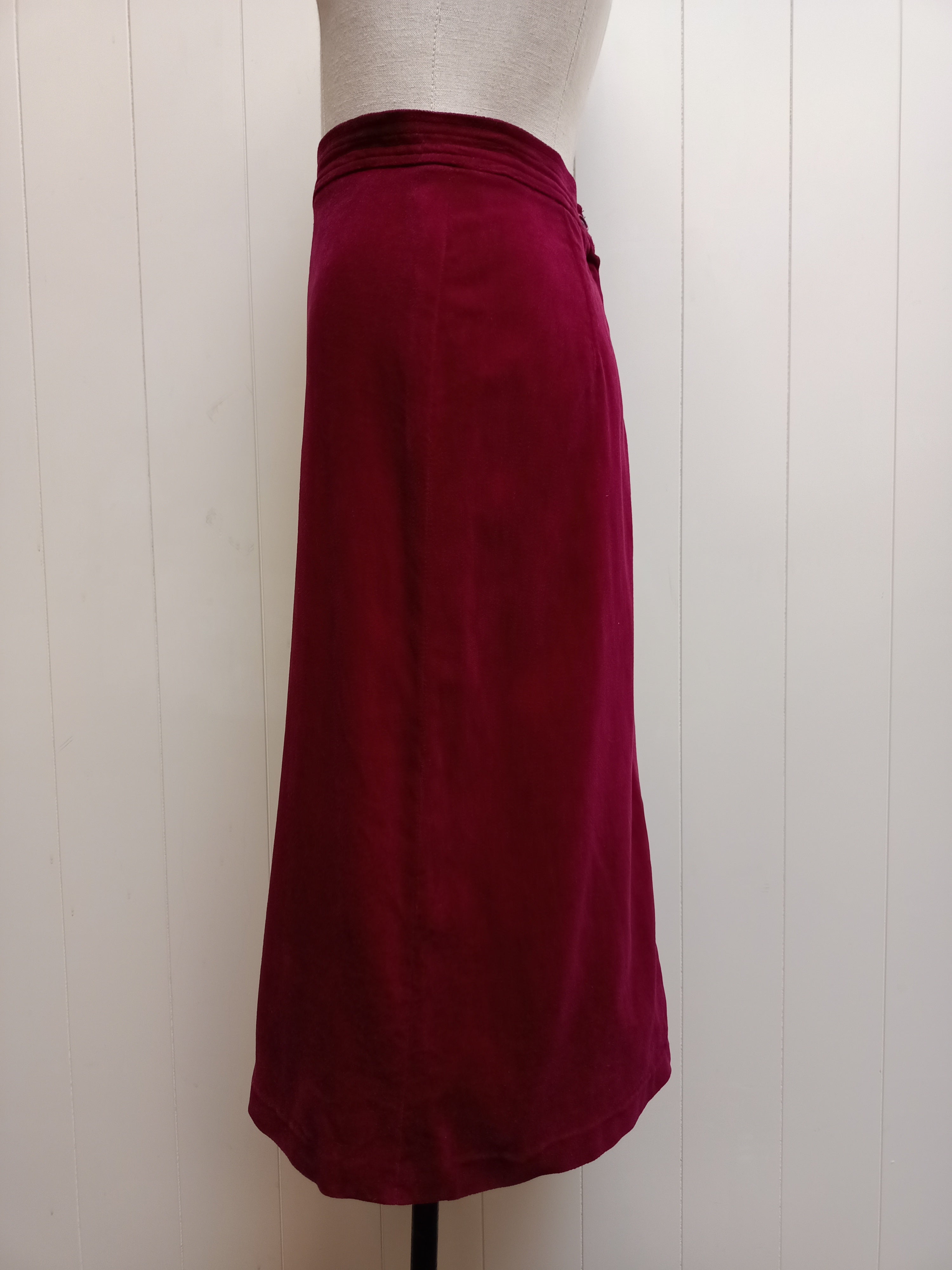Vintage Formula Velvet Skirt