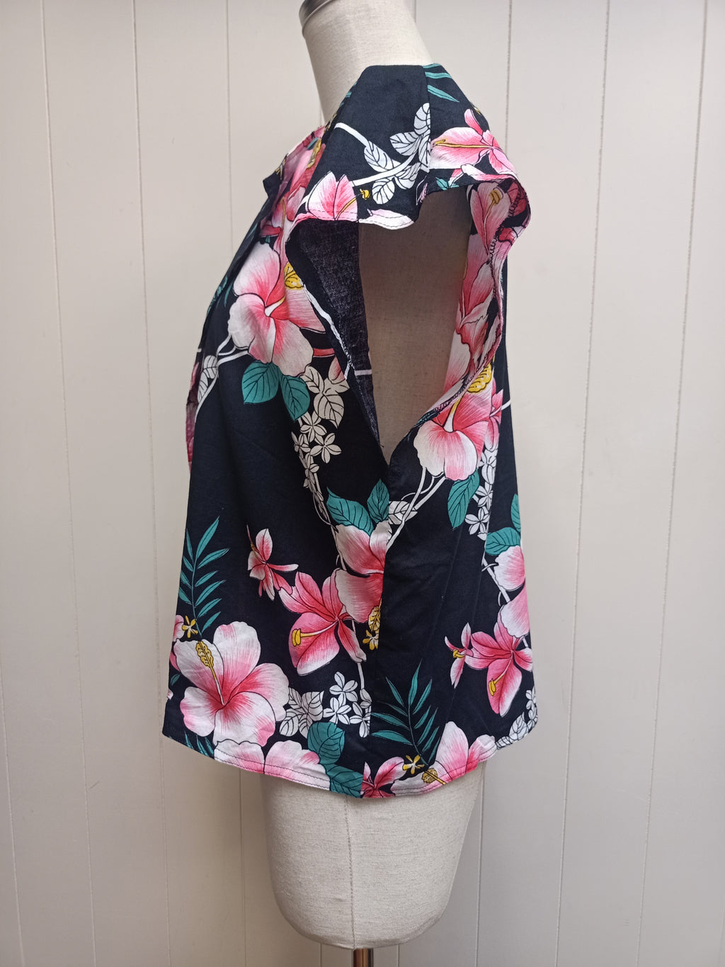 Vintage Hibiscus Overshirt