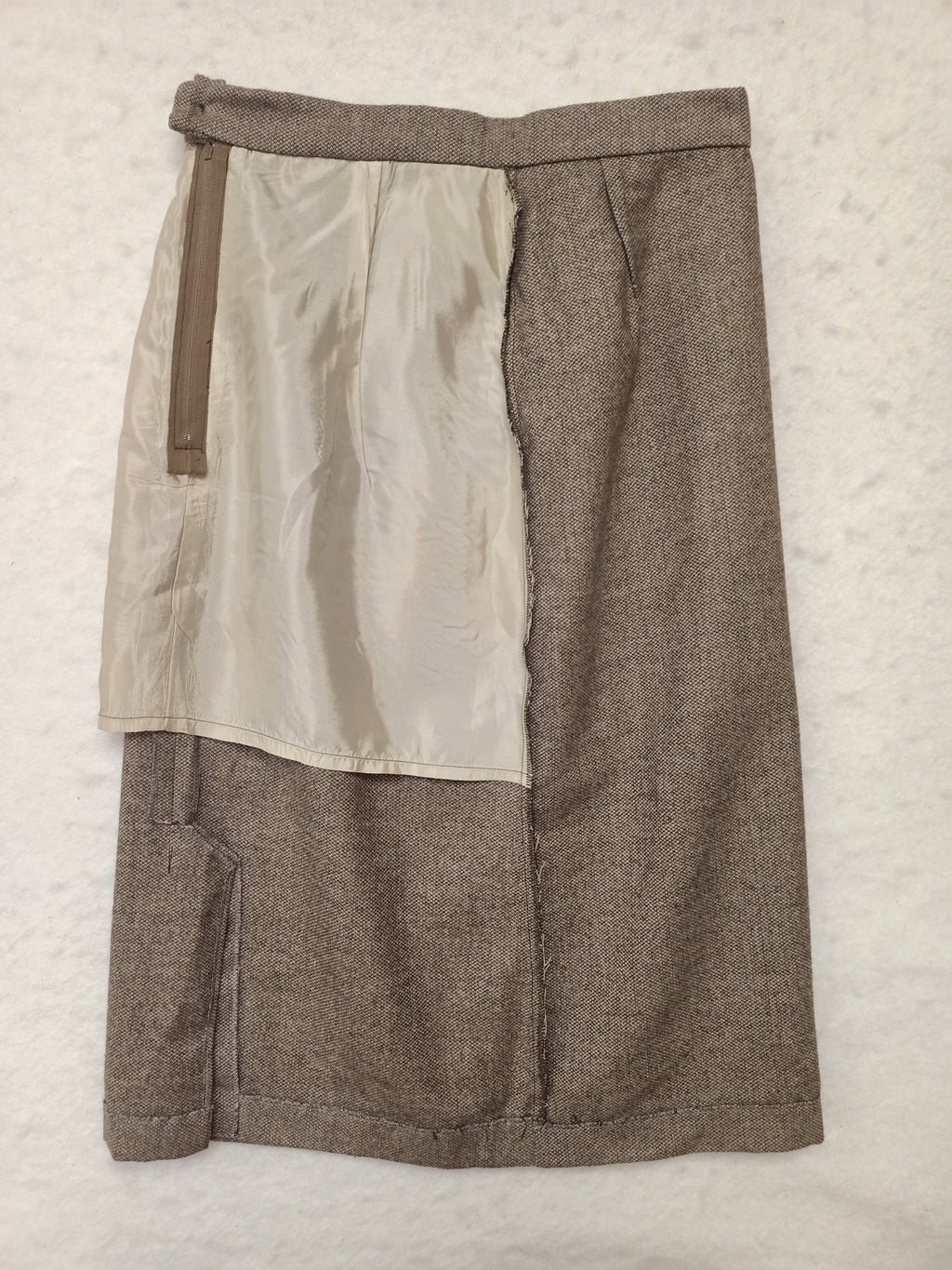 Vintage Wool Pencil Skirt
