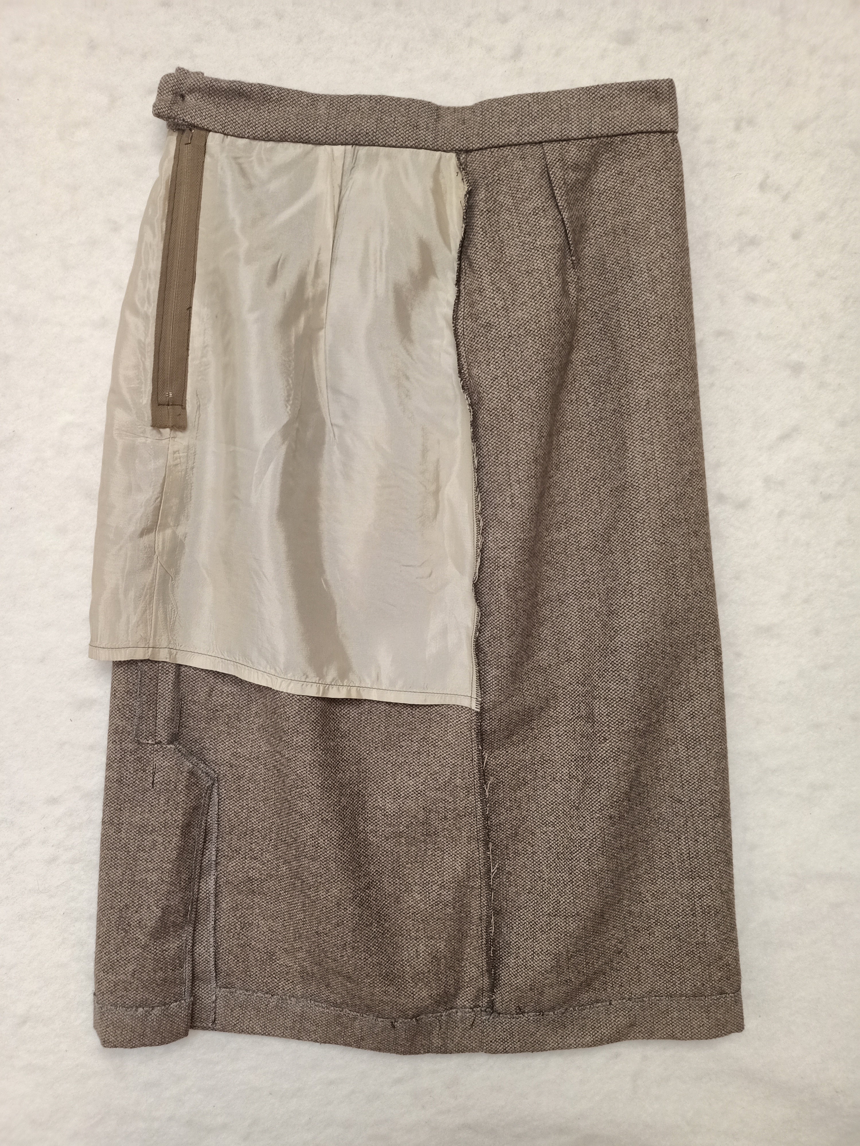 Vintage Wool Pencil Skirt