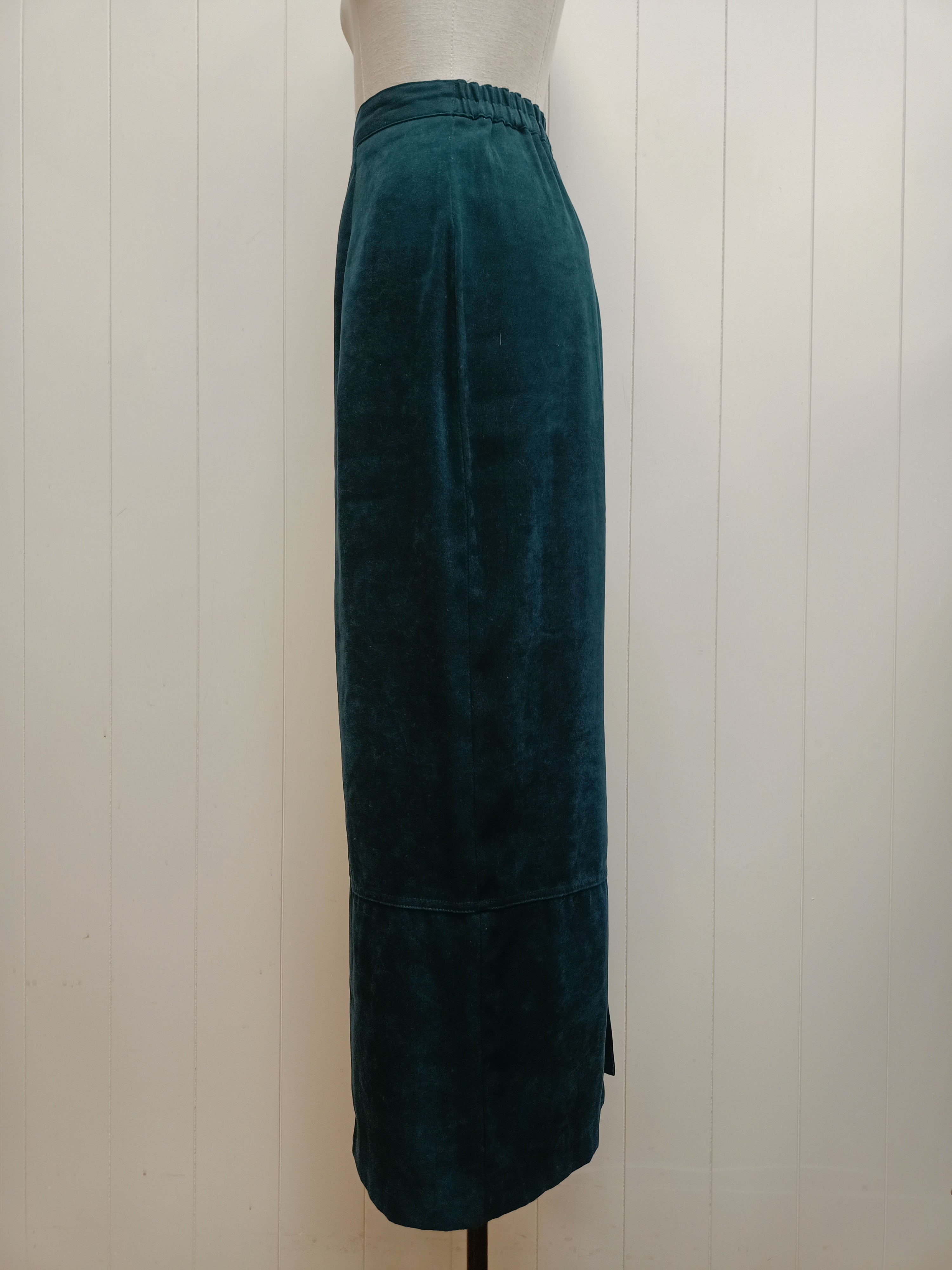 Vintage Deep Emerald Pencil Skirt