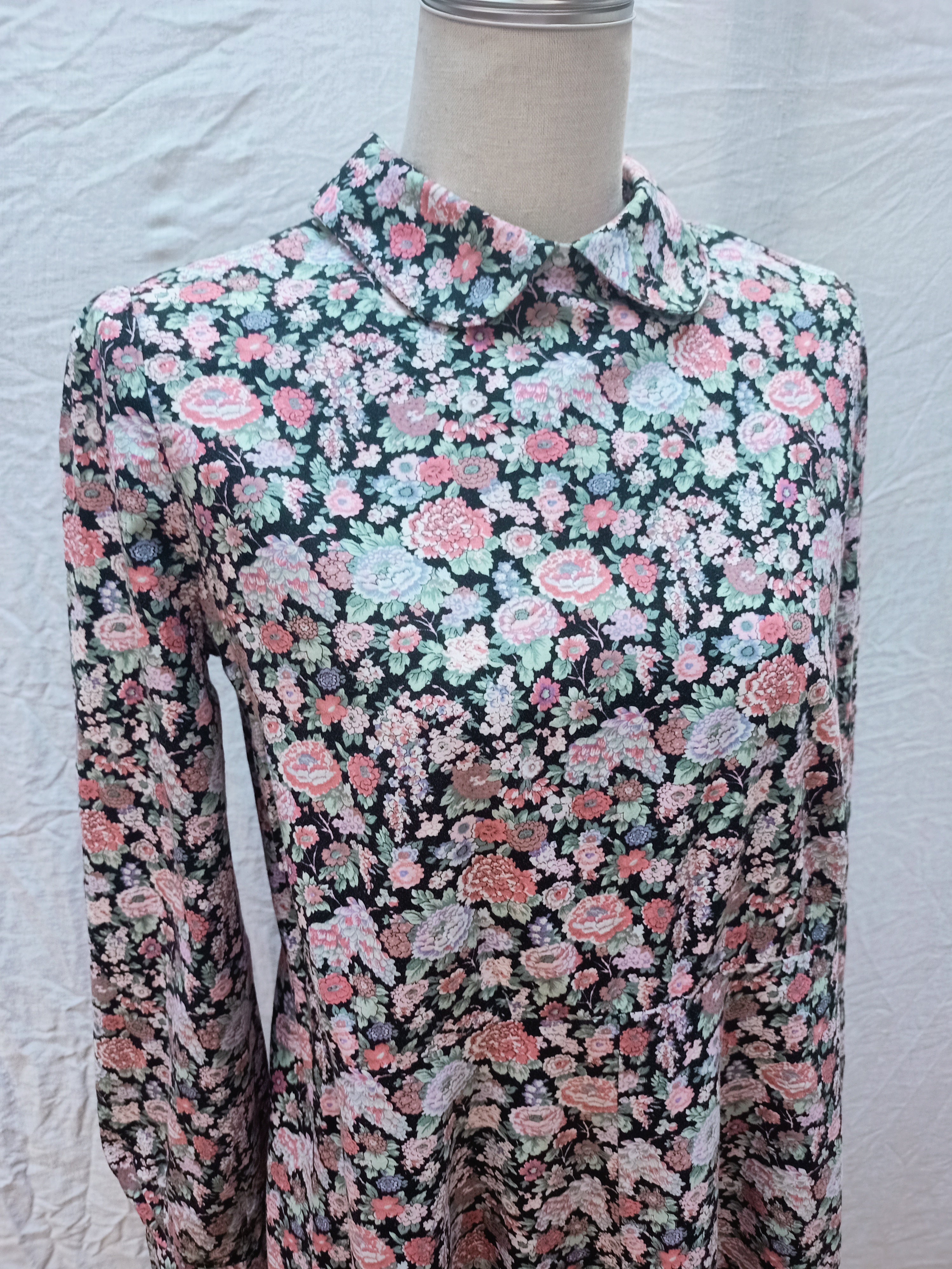 Vintage Floral Mini Dress