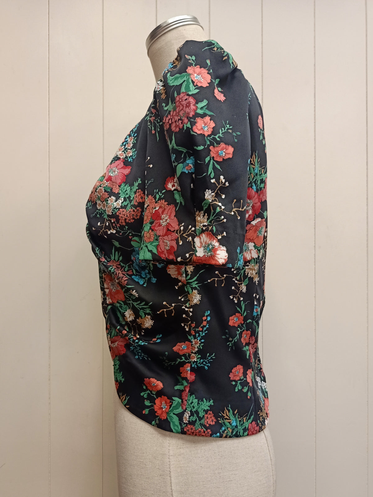 Vintage Floral Satin Co-Ord Set