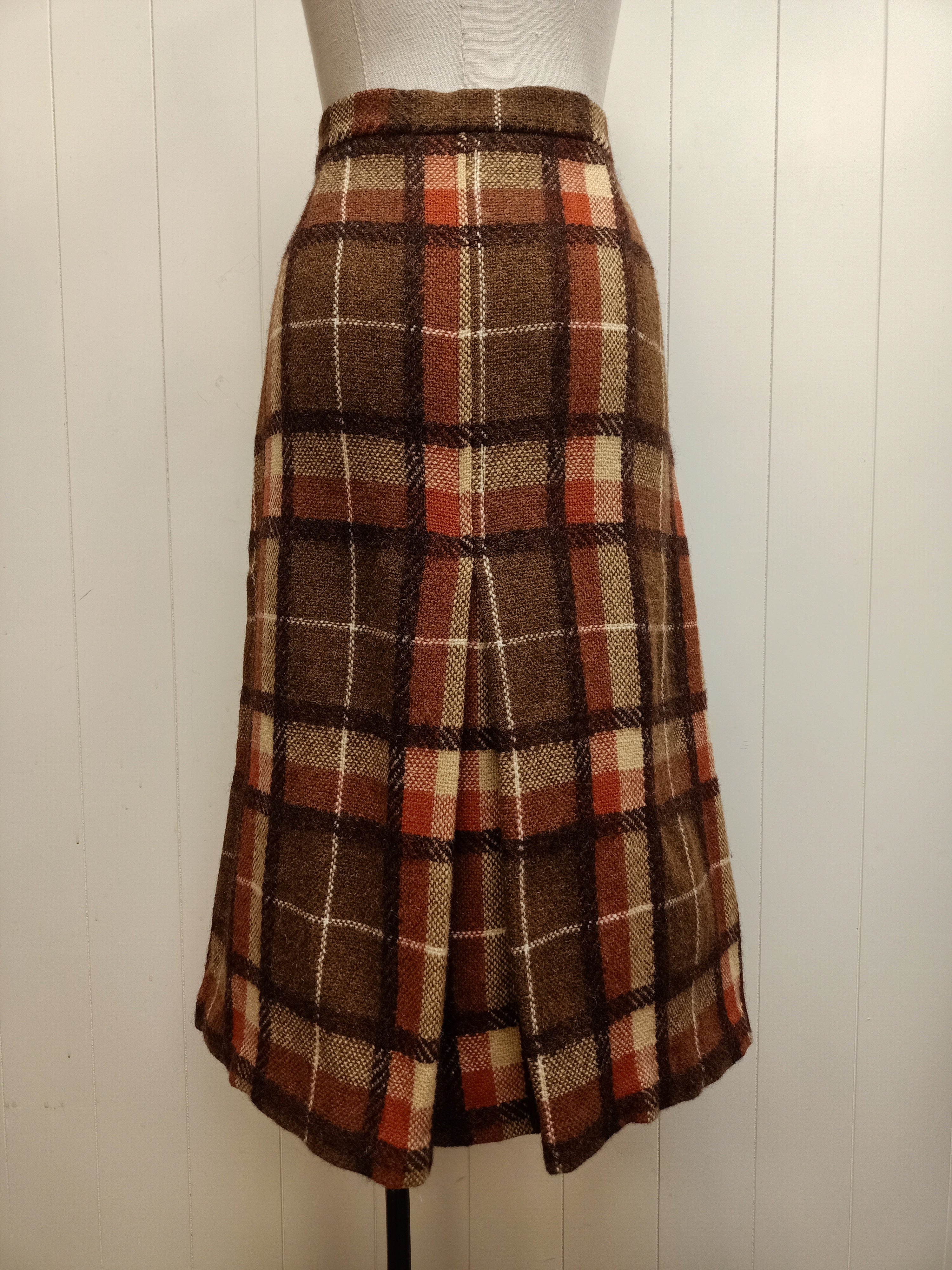 Vintage Gor-Ray Rego Plaid Skirt