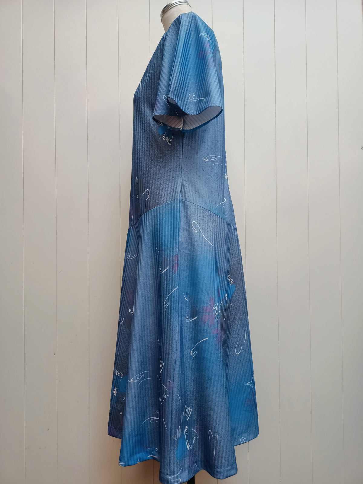 Vintage Osti Fashions Assymetric Drop Waist Dress