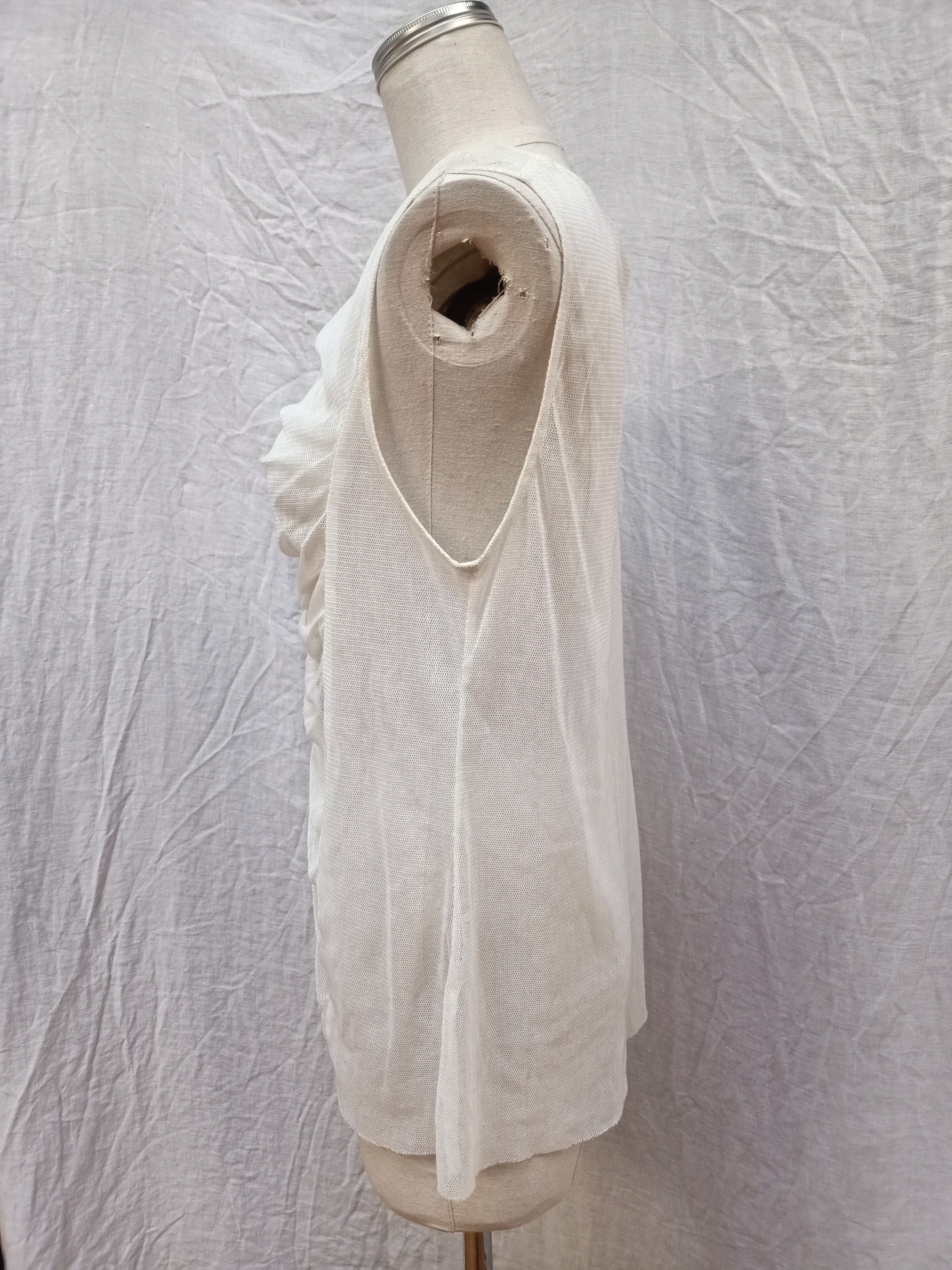 Cotton Mesh Shirt