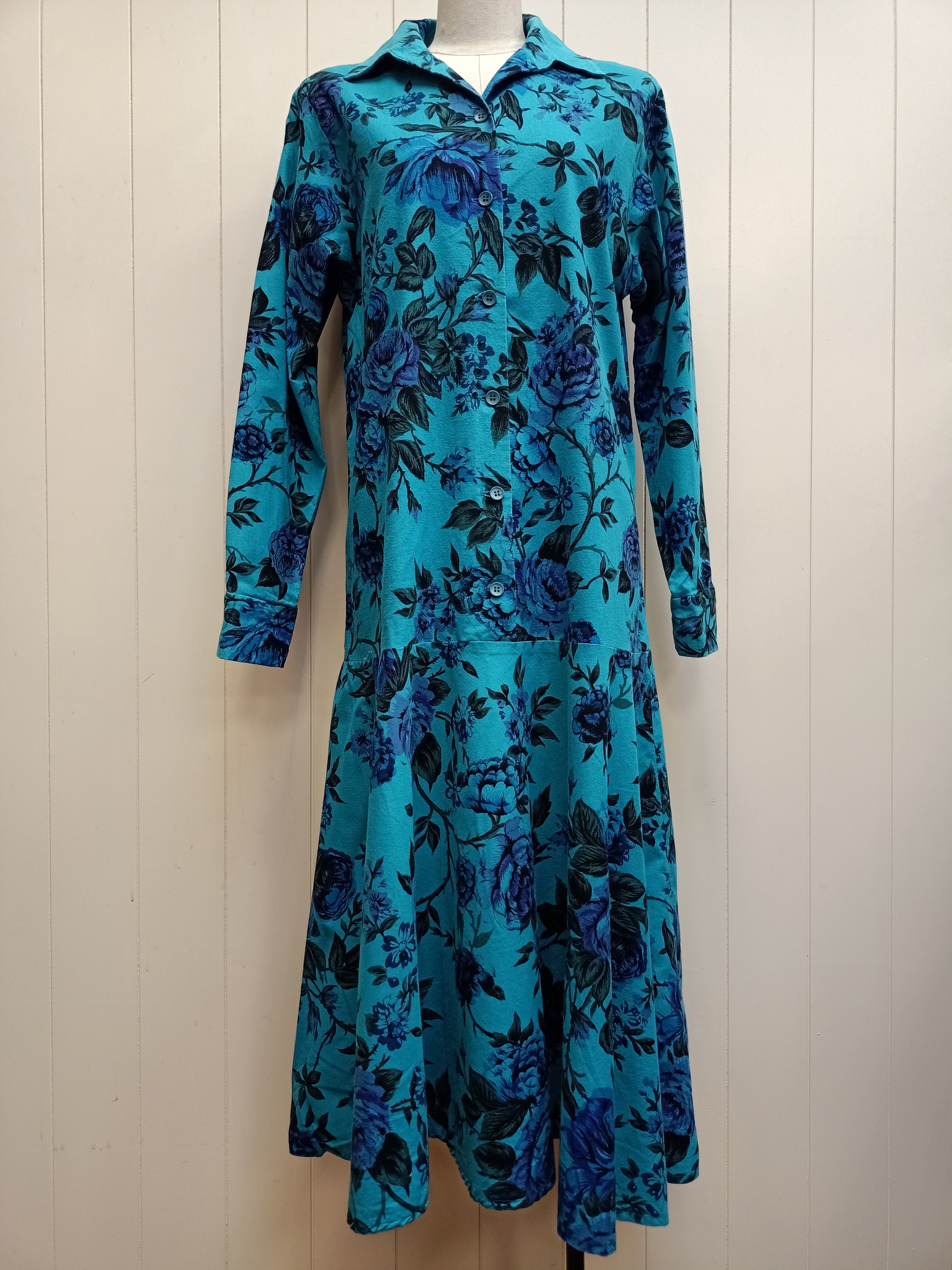 Vintage David Carmody Floral Dress