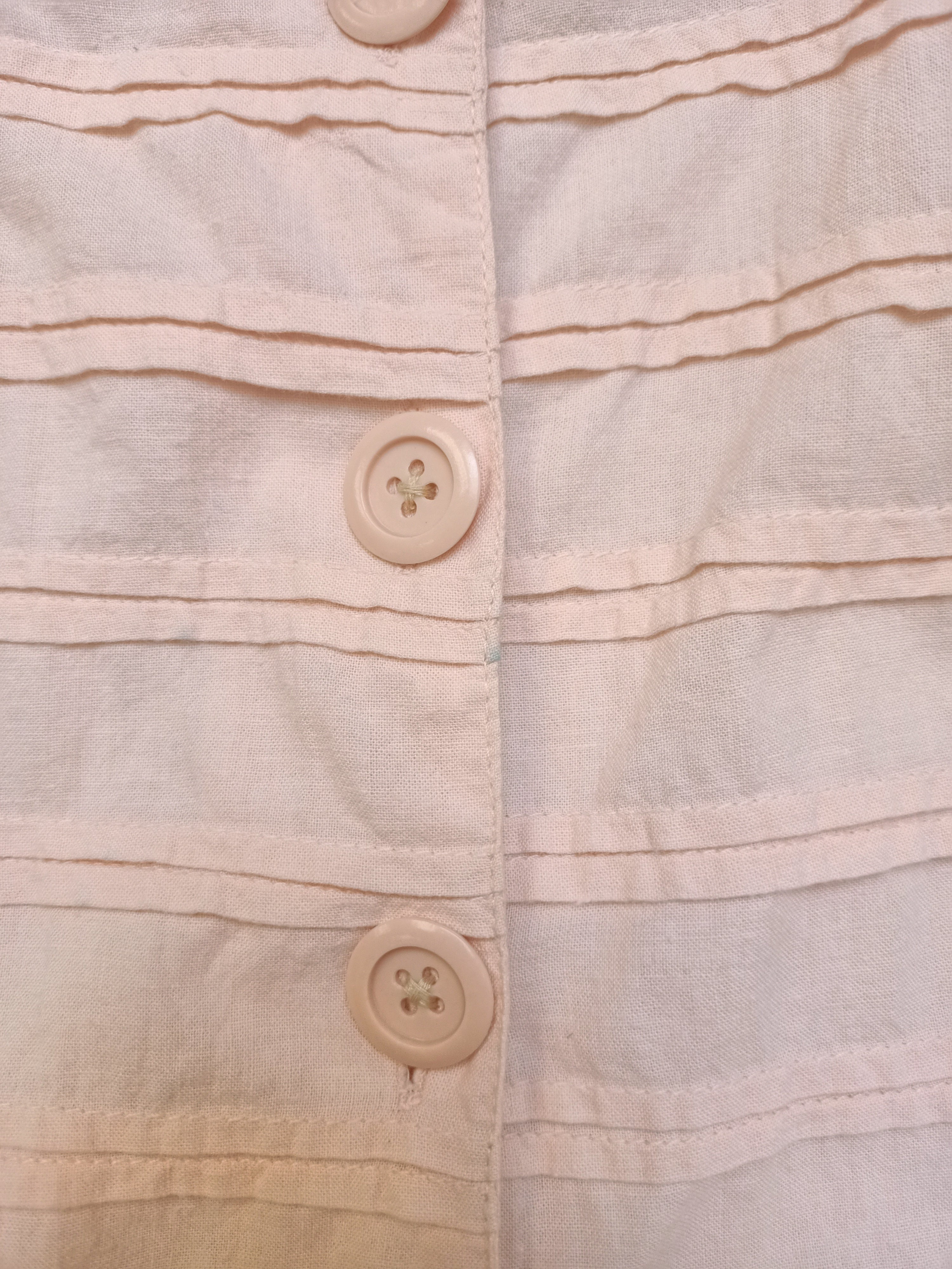 Vintage Peach Cotton Dress