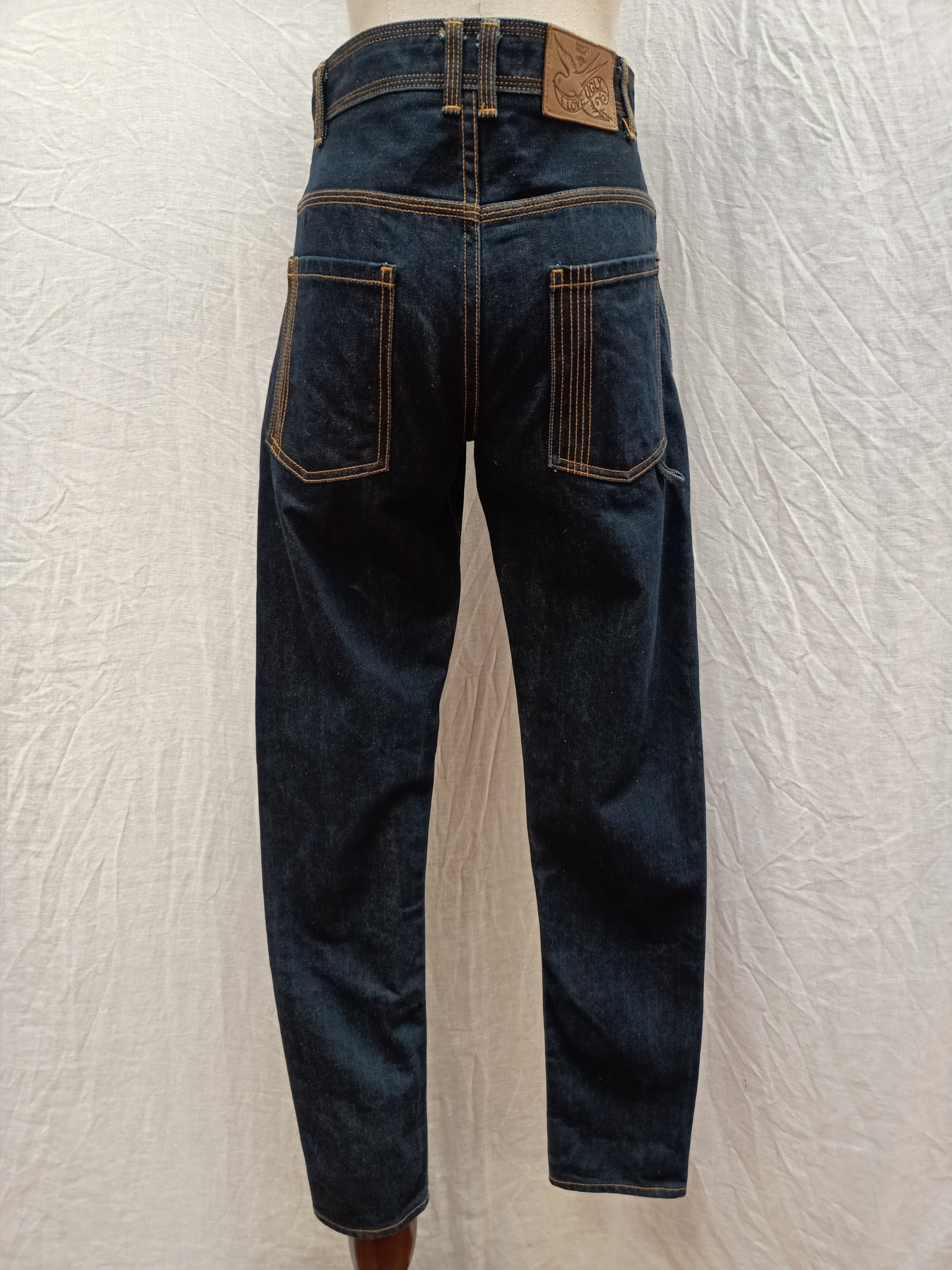 I Love Ugly Button Fly Jeans