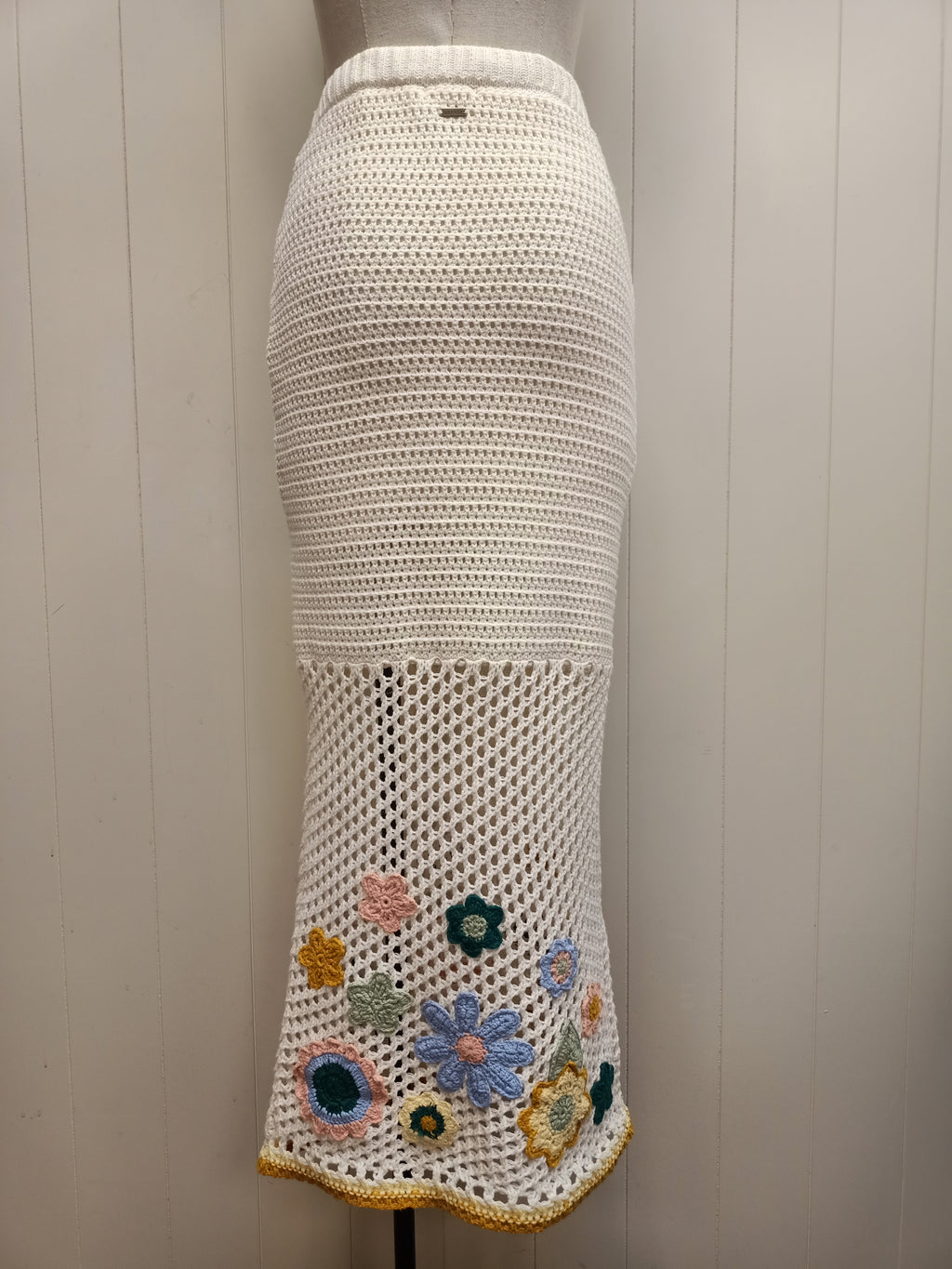 Ghanda Crochet & Knit Skirt