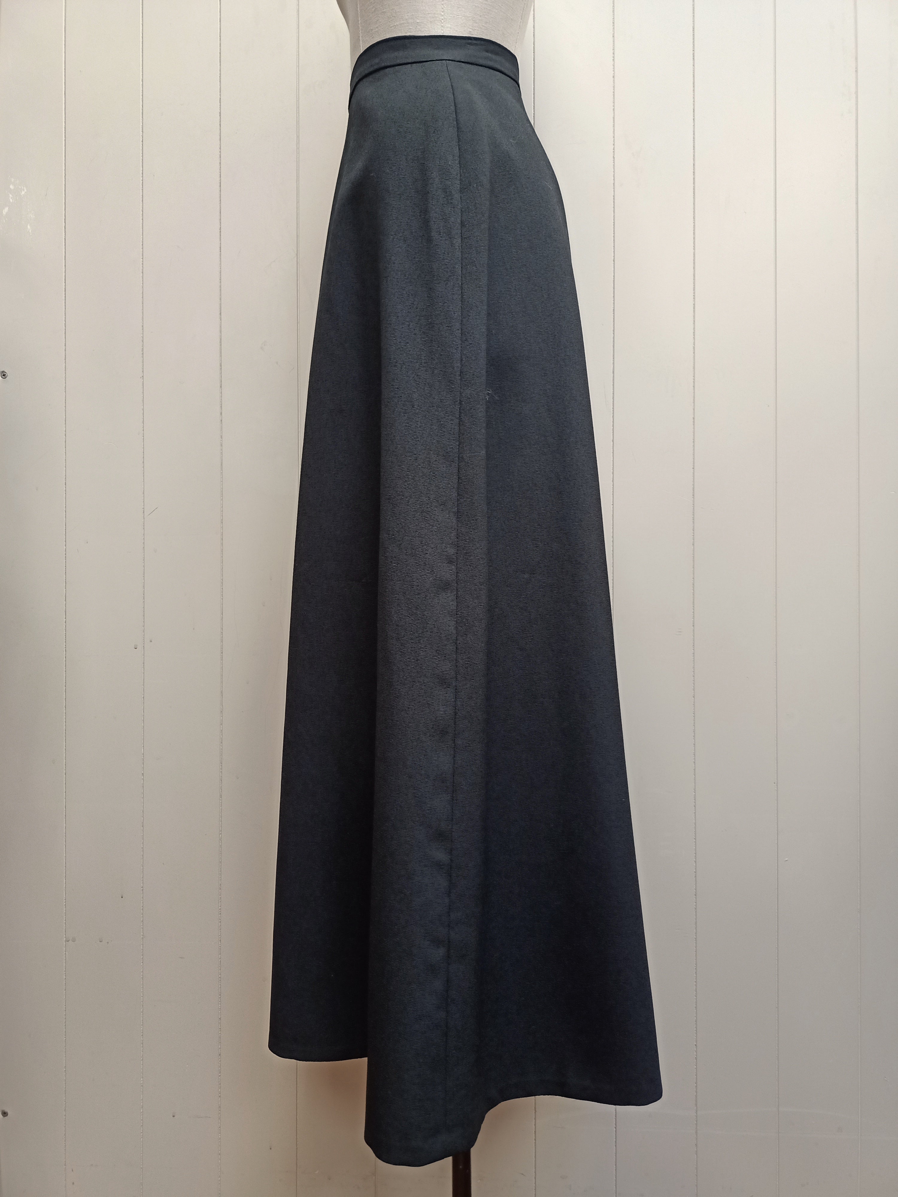 Vintage Black Maxi Skirt