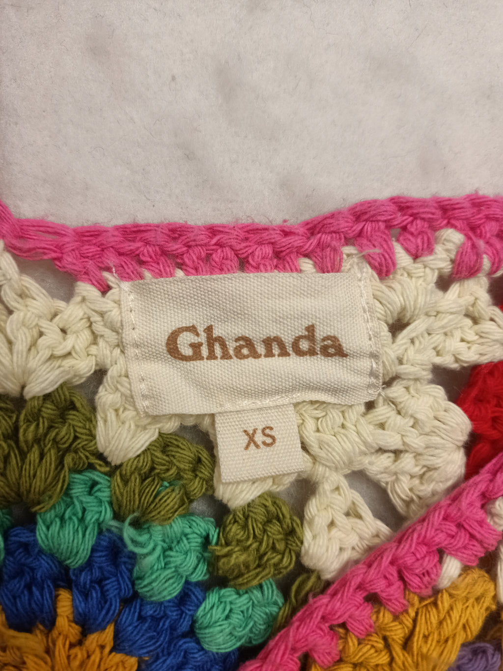 Ghanda Granny Square Crochet Dress